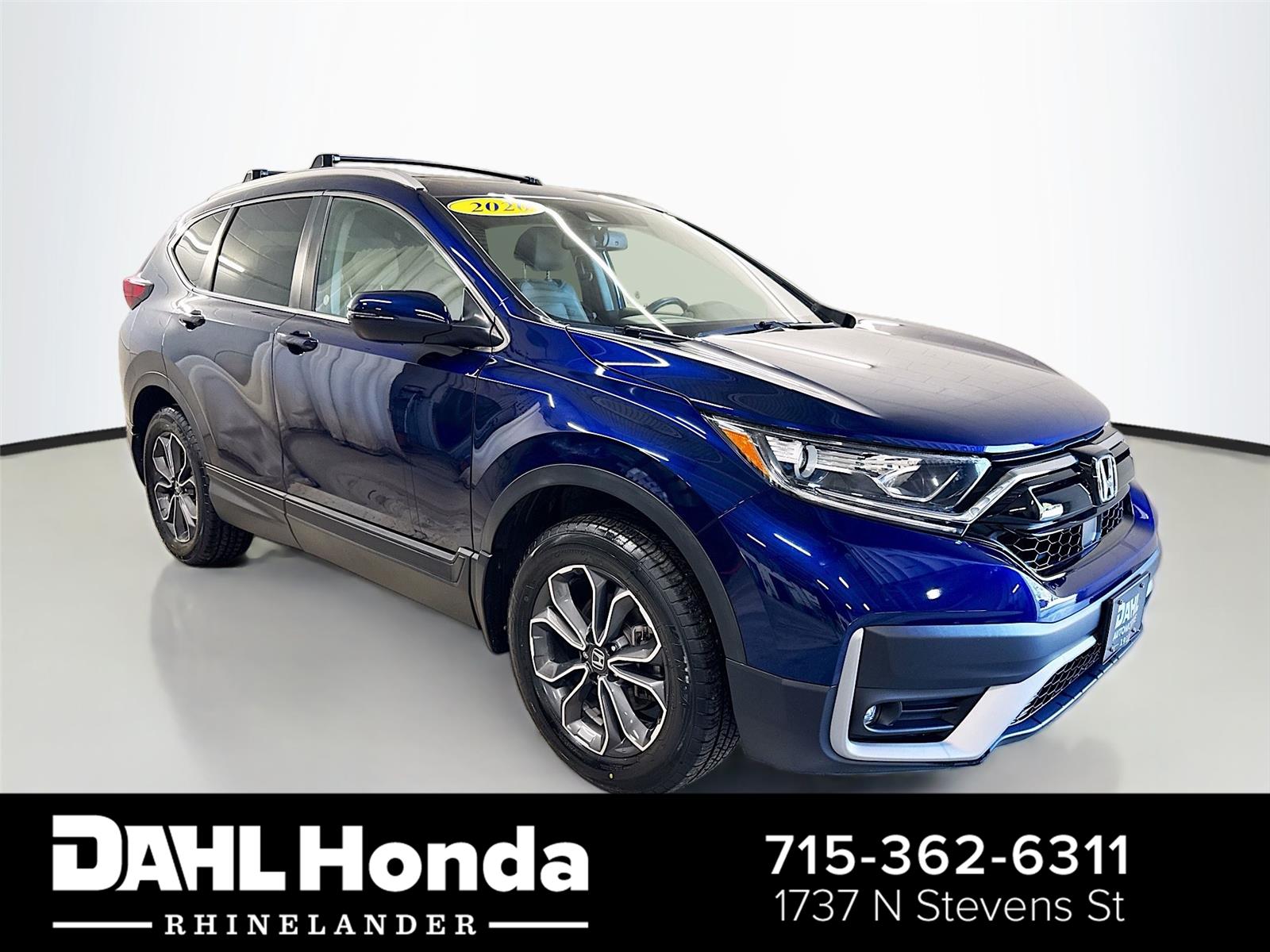 Black (Obsidian Blue Pearl) 2020 Honda CR-V EX-L AWD SUV / Crossover All-Wheel Drive Continuously Variable Transmission