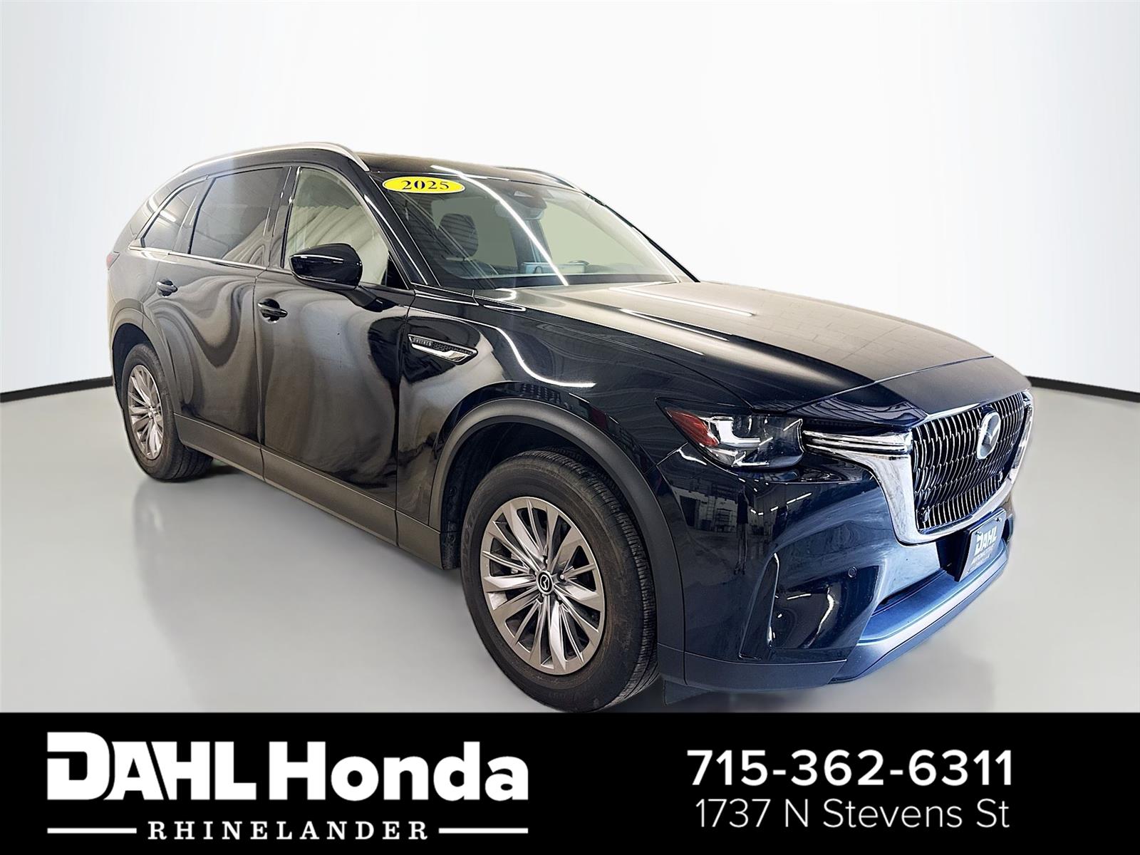 Jet Black Mica 2025 Mazda CX-90 3.3 Turbo Preferred AWD SUV / Crossover All-Wheel Drive Automatic