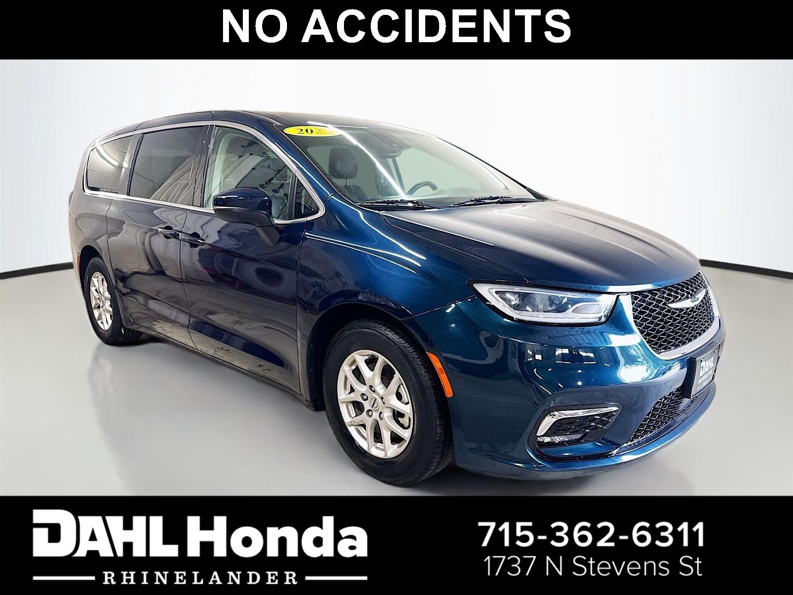 Fathom Blue Pearlcoat 2023 Chrysler Pacifica Minivan Front-Wheel Drive 9-Speed Automatic