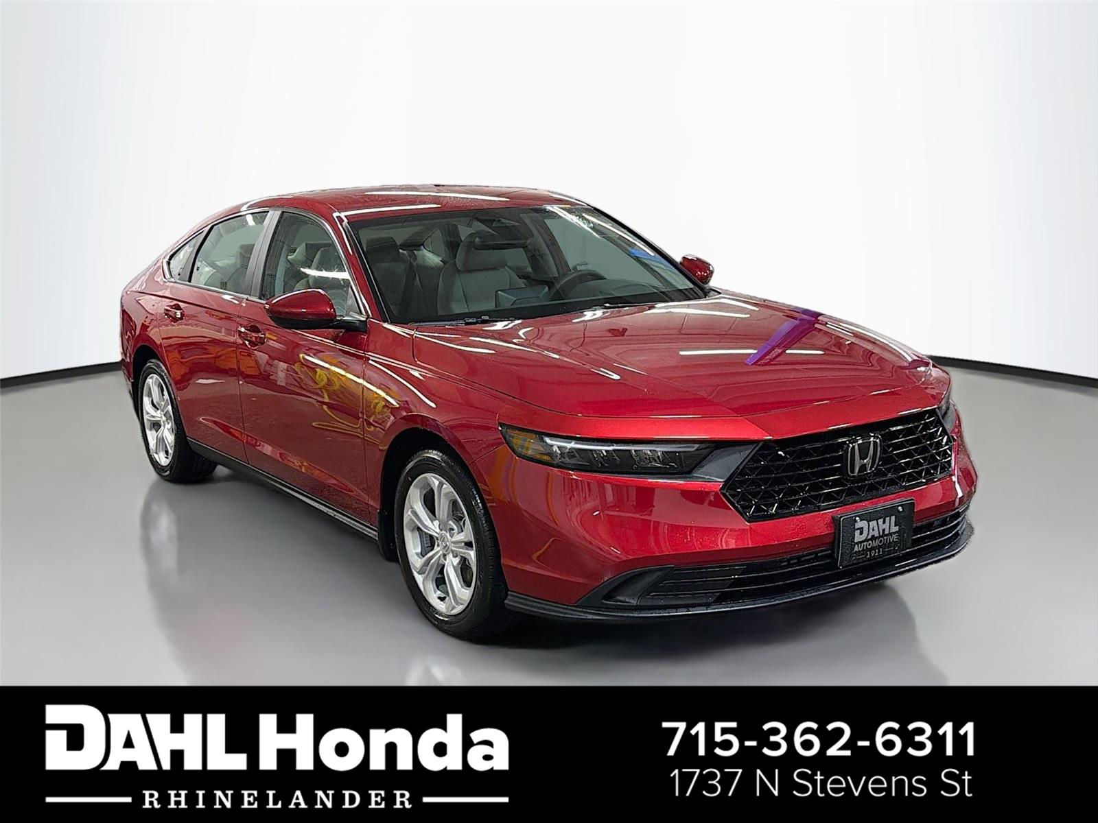 Radiant Red Metallic 2026 Honda Accord Sedan Front-Wheel Drive Continuously Variable Transmission