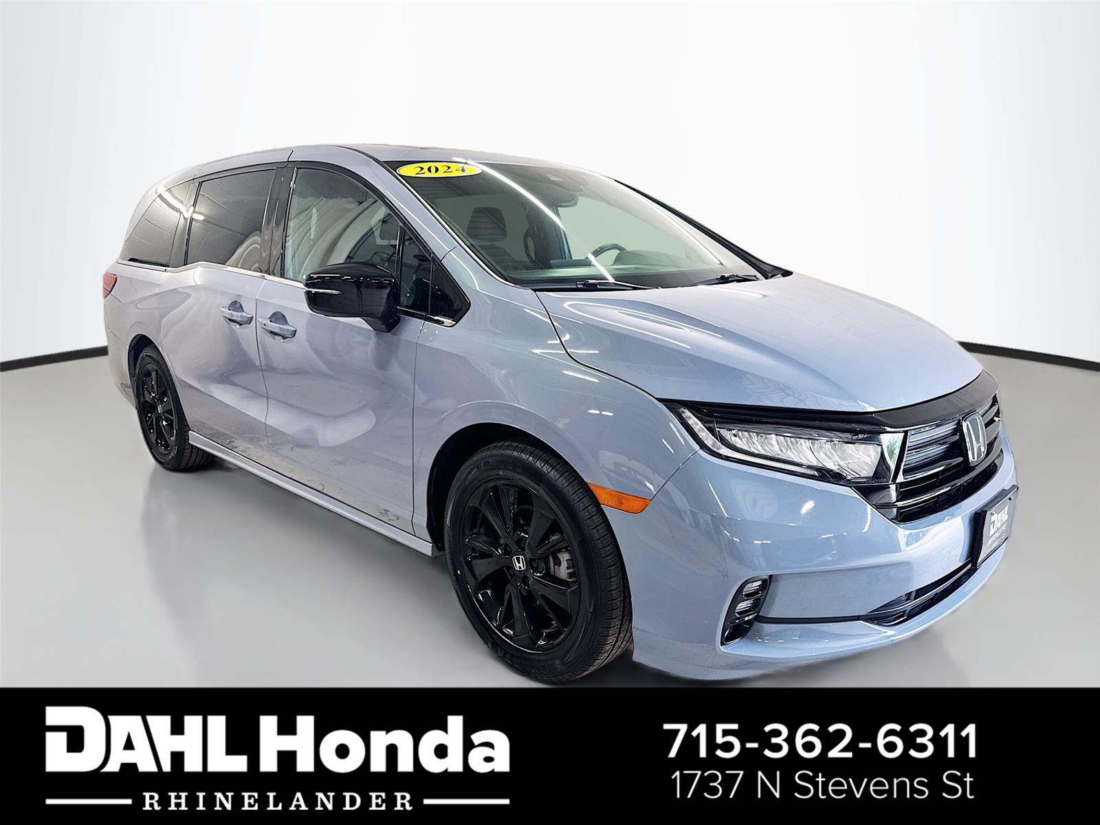 Sonic Gray Pearl 2024 Honda Odyssey Minivan Front-Wheel Drive Automatic
