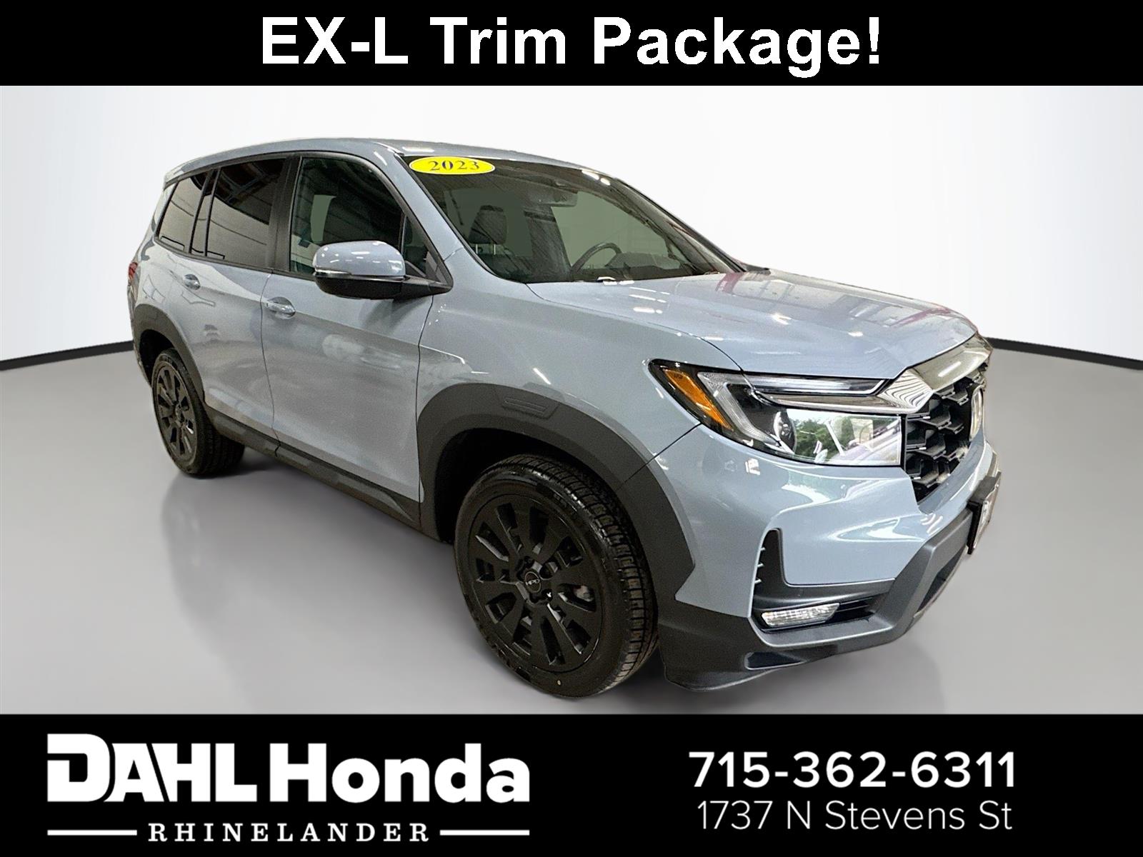 Sonic Gray Pearl 2023 Honda Passport SUV / Crossover All-Wheel Drive 9-Speed Automatic