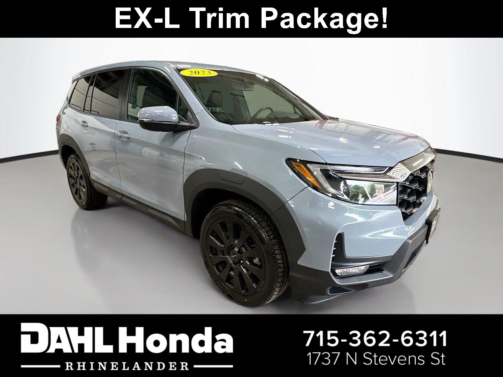 Sonic Gray Pearl 2023 Honda Passport SUV / Crossover All-Wheel Drive 9-Speed Automatic