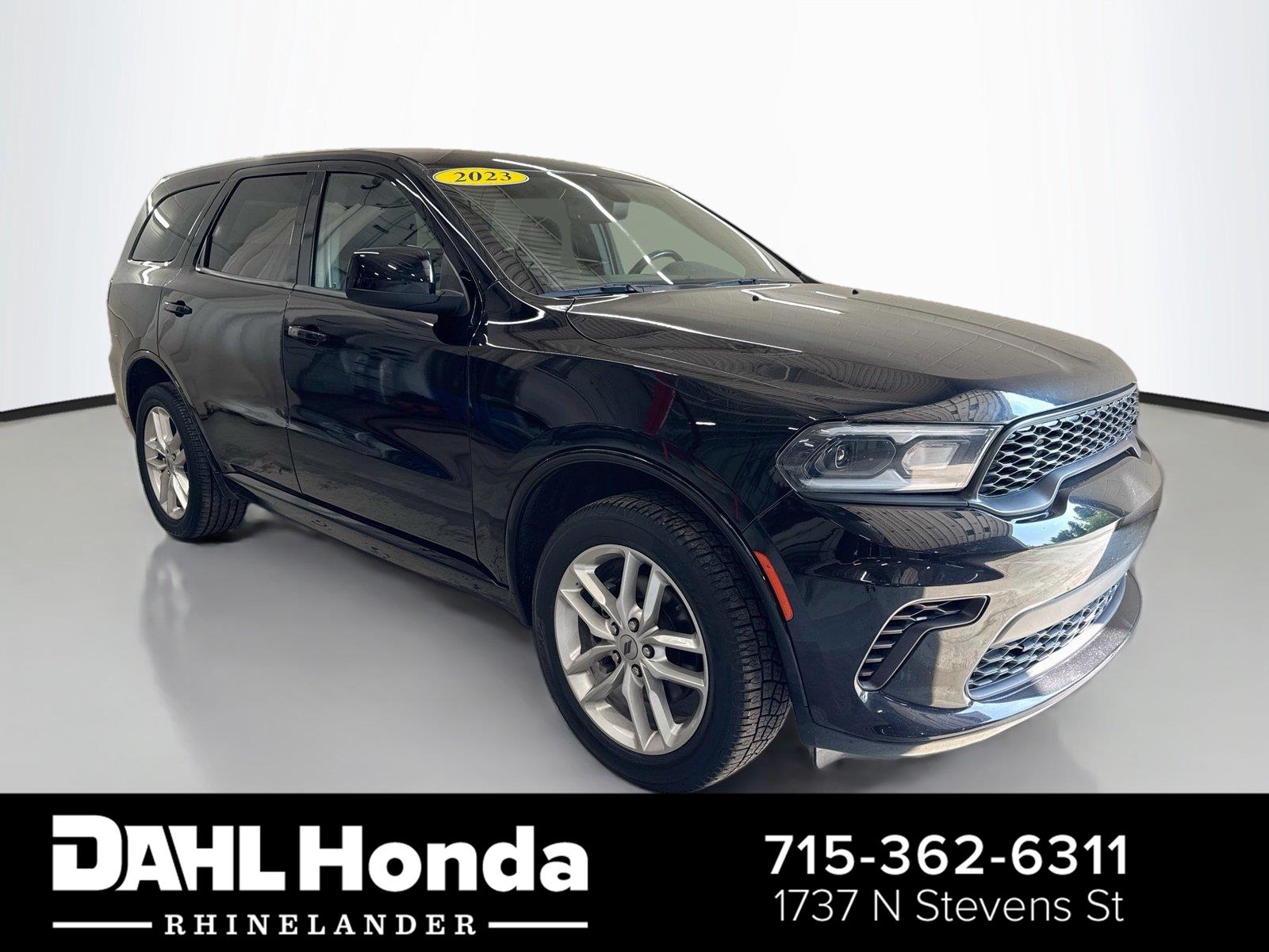 DB Black Clearcoat 2023 Dodge Durango SUV / Crossover All-Wheel Drive 8-Speed Automatic