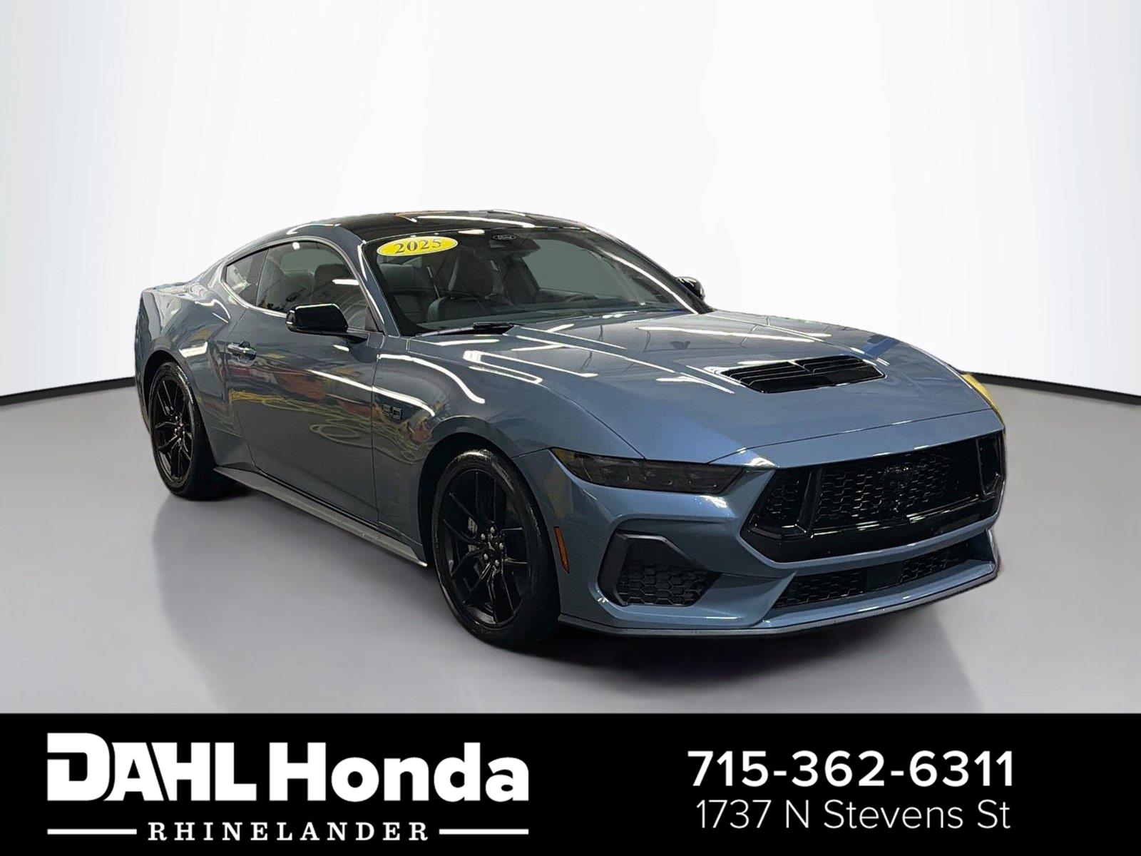 Vapor Blue 2025 Ford Mustang Coupe Rear-Wheel Drive Automatic