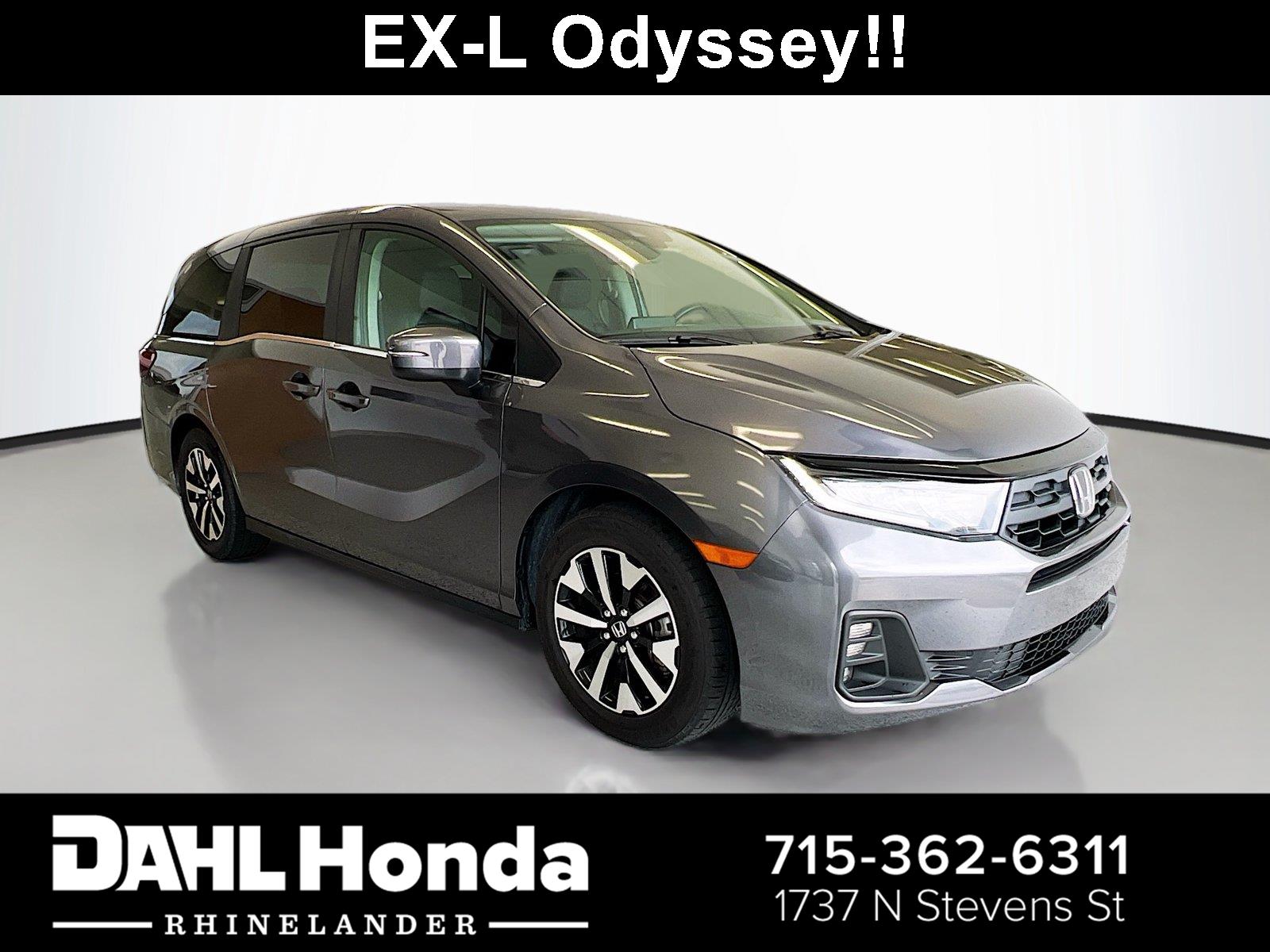 Solar Silver Metallic 2025 Honda Odyssey Minivan Front-Wheel Drive Automatic