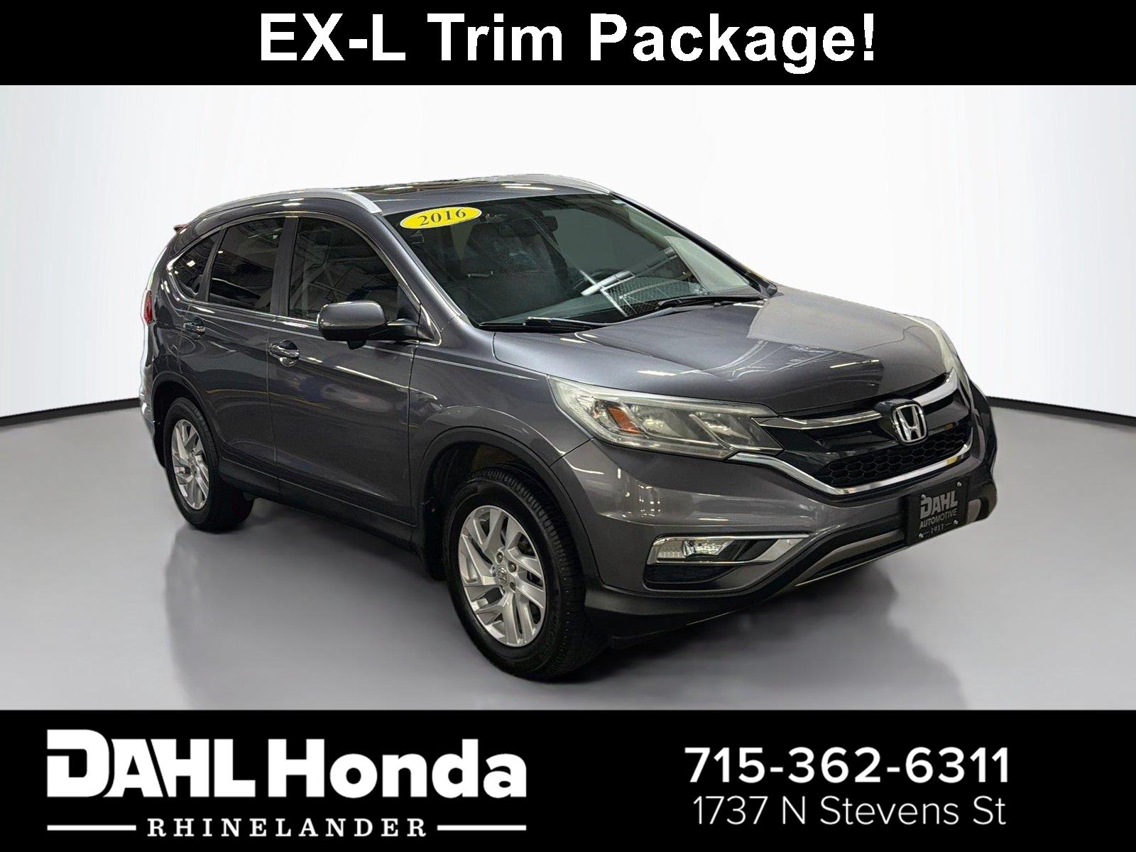  2016 Honda CR-V EX-L FWD   