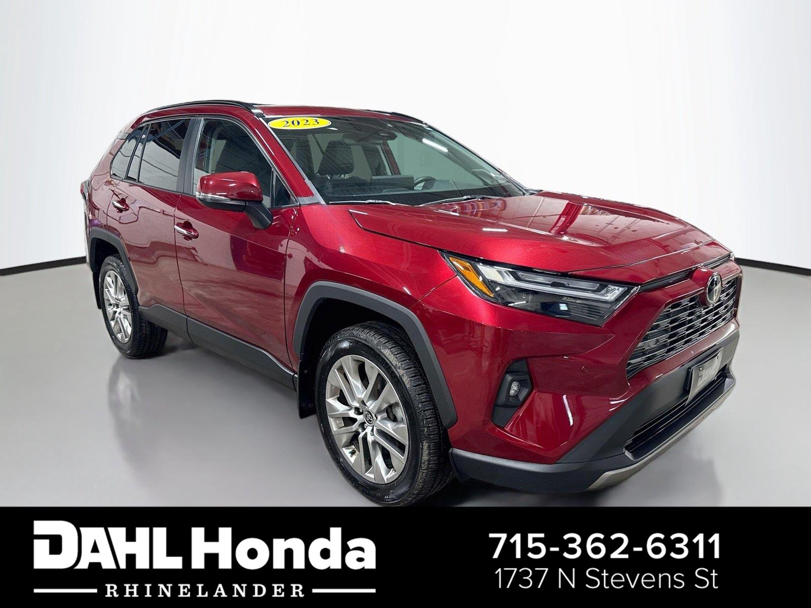 Red (Ruby Flare Pearl) 2023 Toyota RAV4 SUV / Crossover All-Wheel Drive Automatic