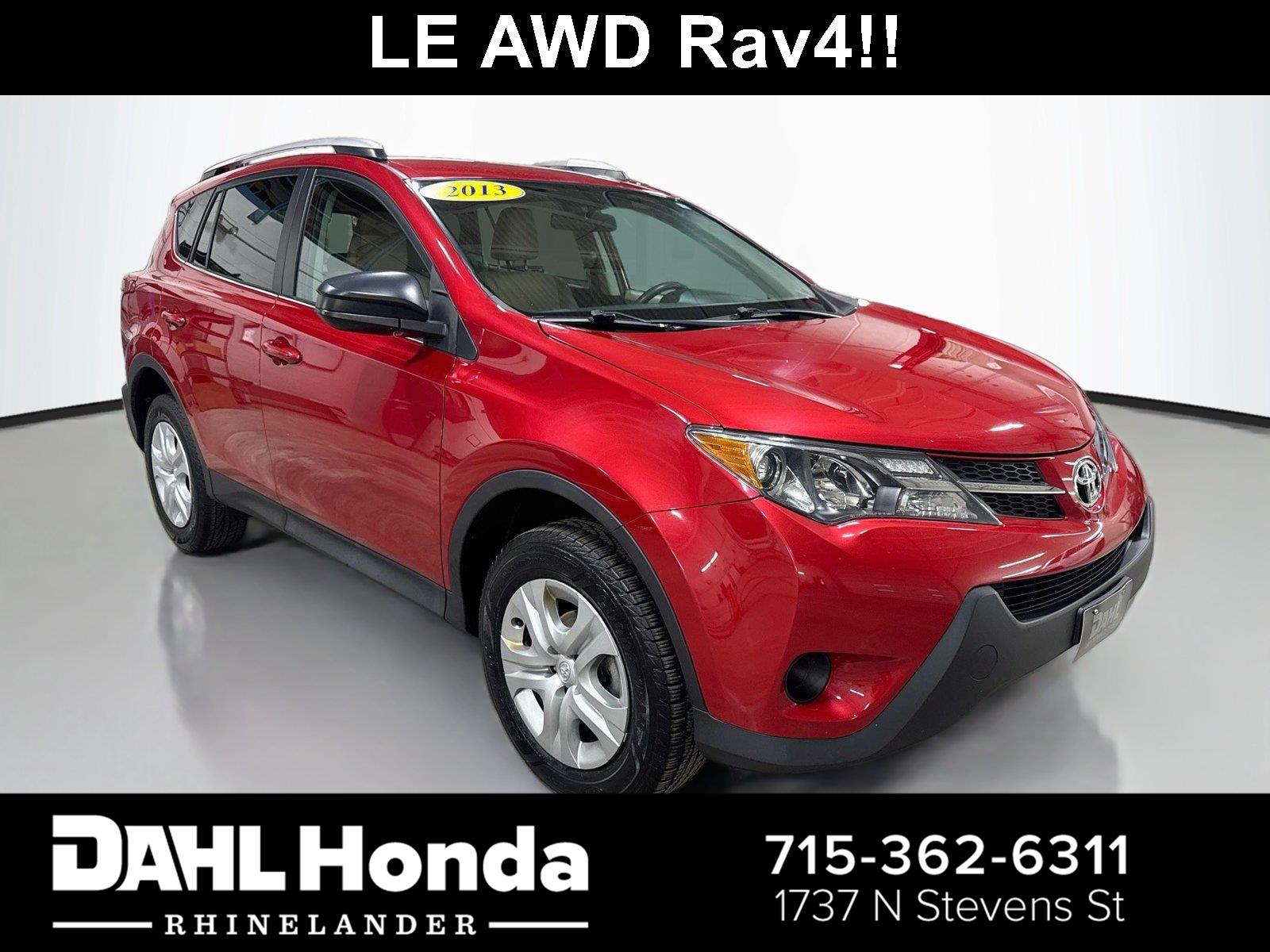 Barcelona Red Metallic 2013 Toyota RAV4 SUV / Crossover All-Wheel Drive Automatic