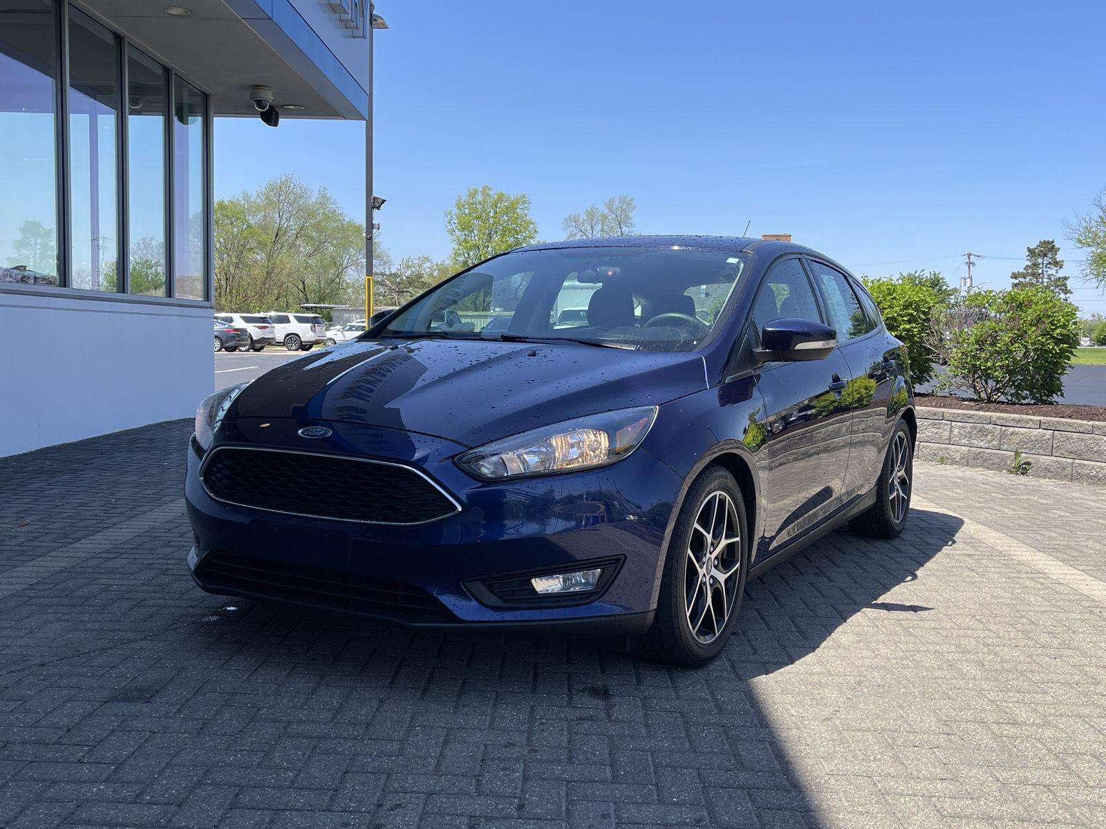 Kona Blue 2017 Ford Focus SEL Hatchback Hatchback Front-Wheel Drive 6-Speed Automatic