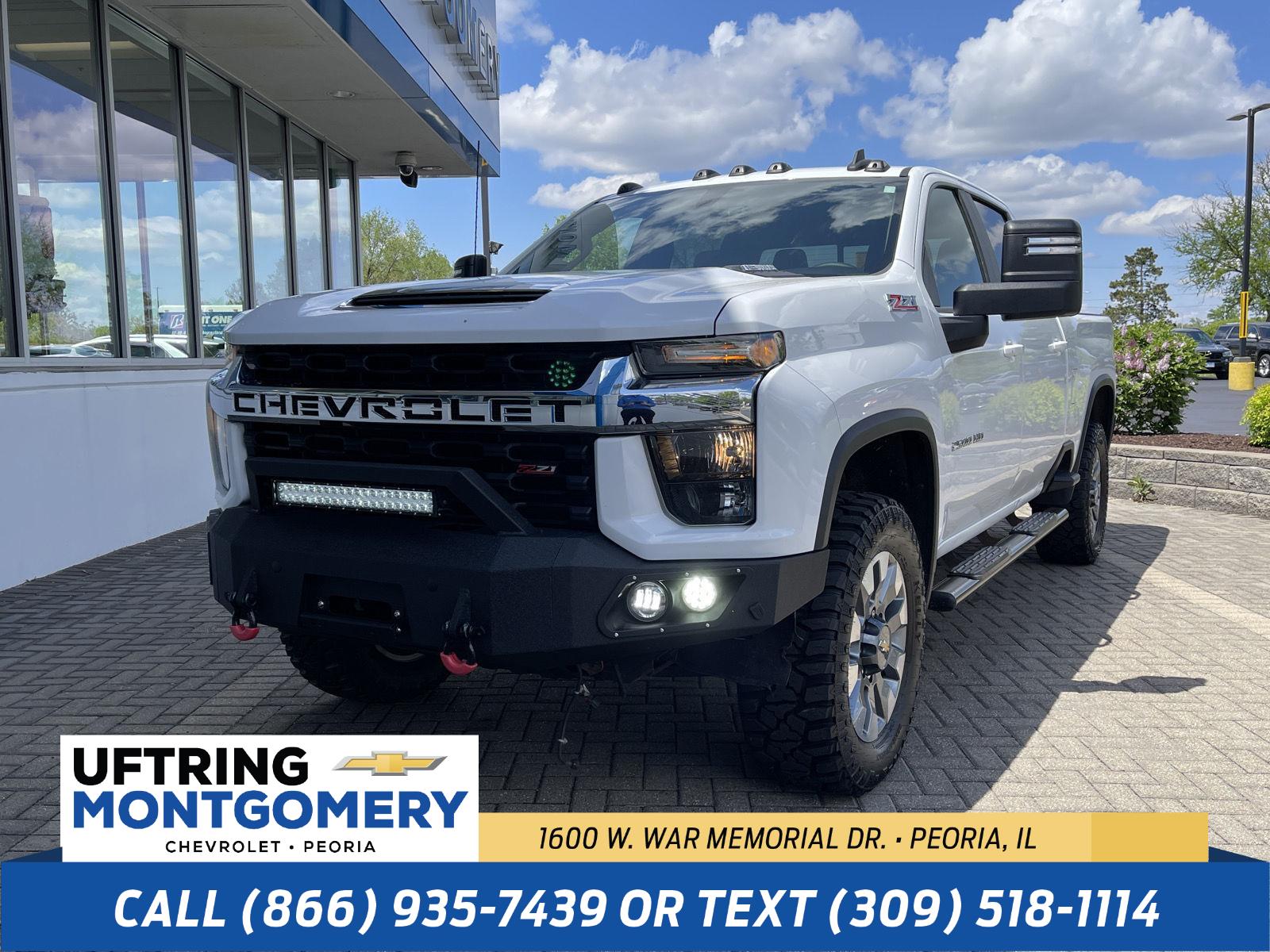 Summit White 2022 Chevrolet Silverado 2500HD LT Crew Cab 4WD Pickup Truck Four-Wheel Drive Automatic