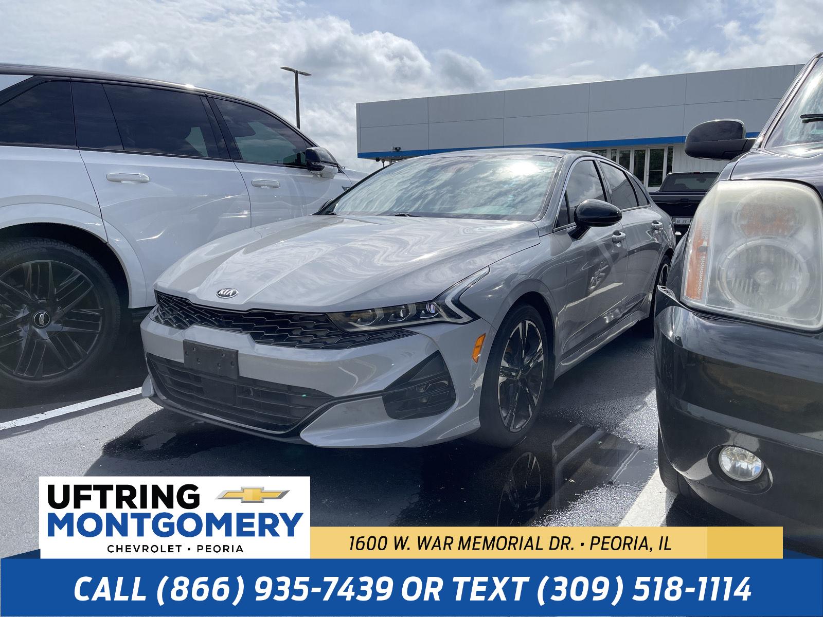 Wolf Gray 2021 Kia K5 GT-Line FWD Sedan Front-Wheel Drive 8-Speed Automatic