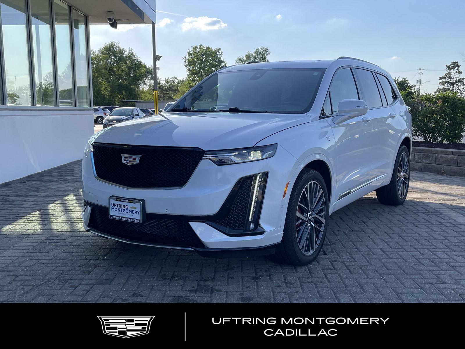 Crystal White Tricoat 2024 Cadillac XT6 SUV / Crossover Four-Wheel Drive 9-Speed Automatic