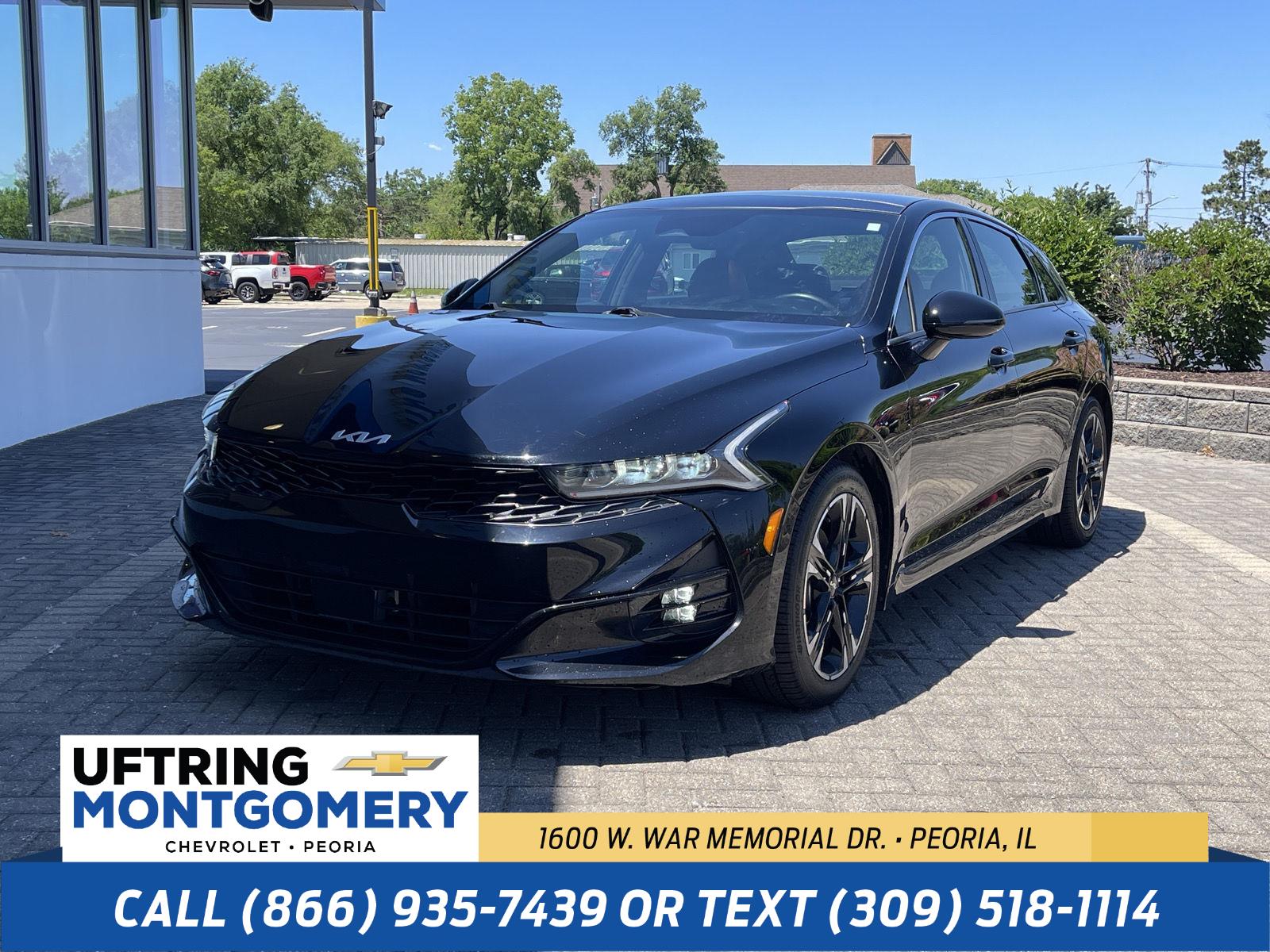 Ebony Black 2023 Kia K5 Sedan Front-Wheel Drive 8-Speed Automatic