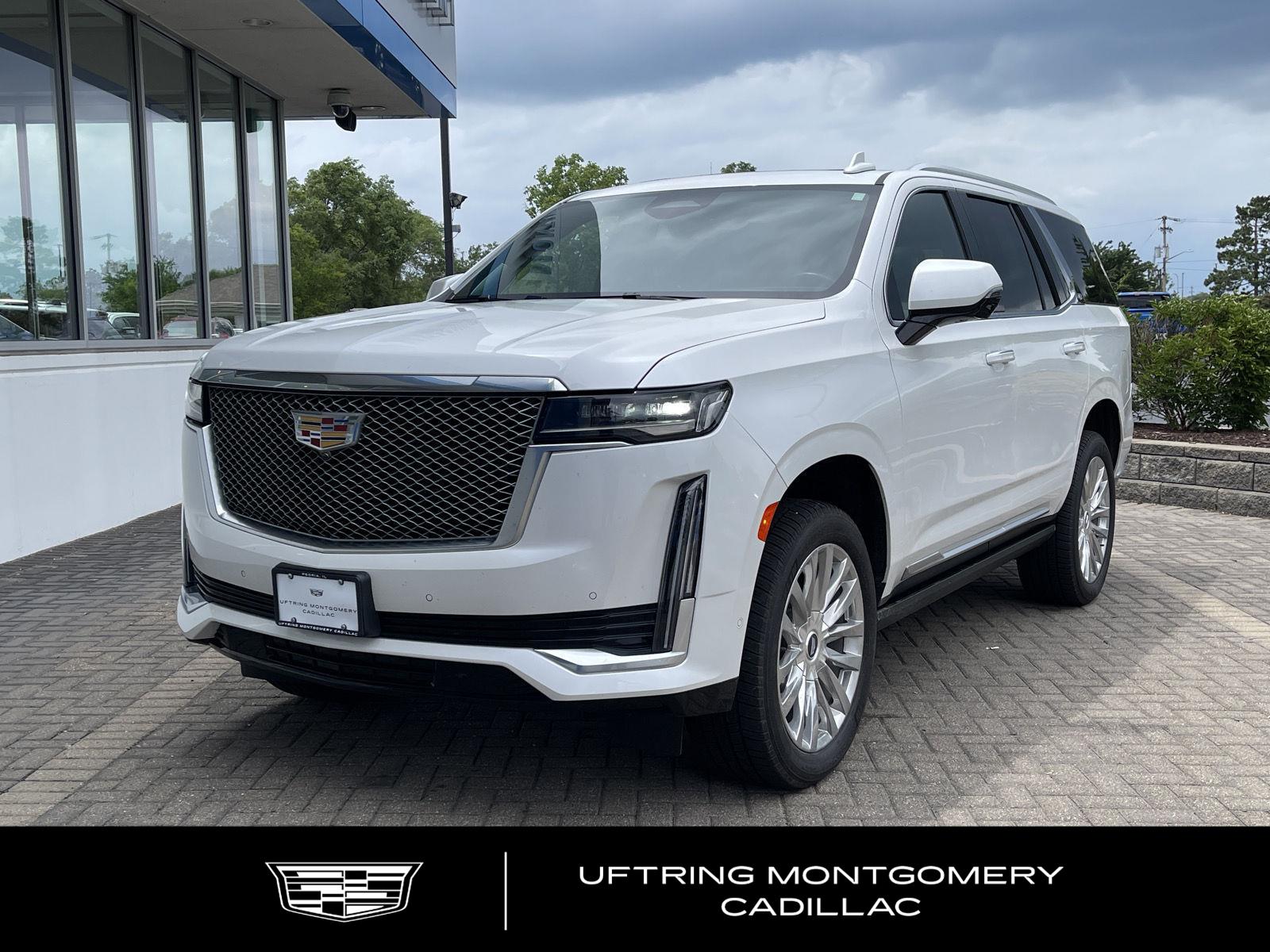 Crystal White Tricoat 2024 Cadillac Escalade SUV / Crossover Four-Wheel Drive Automatic