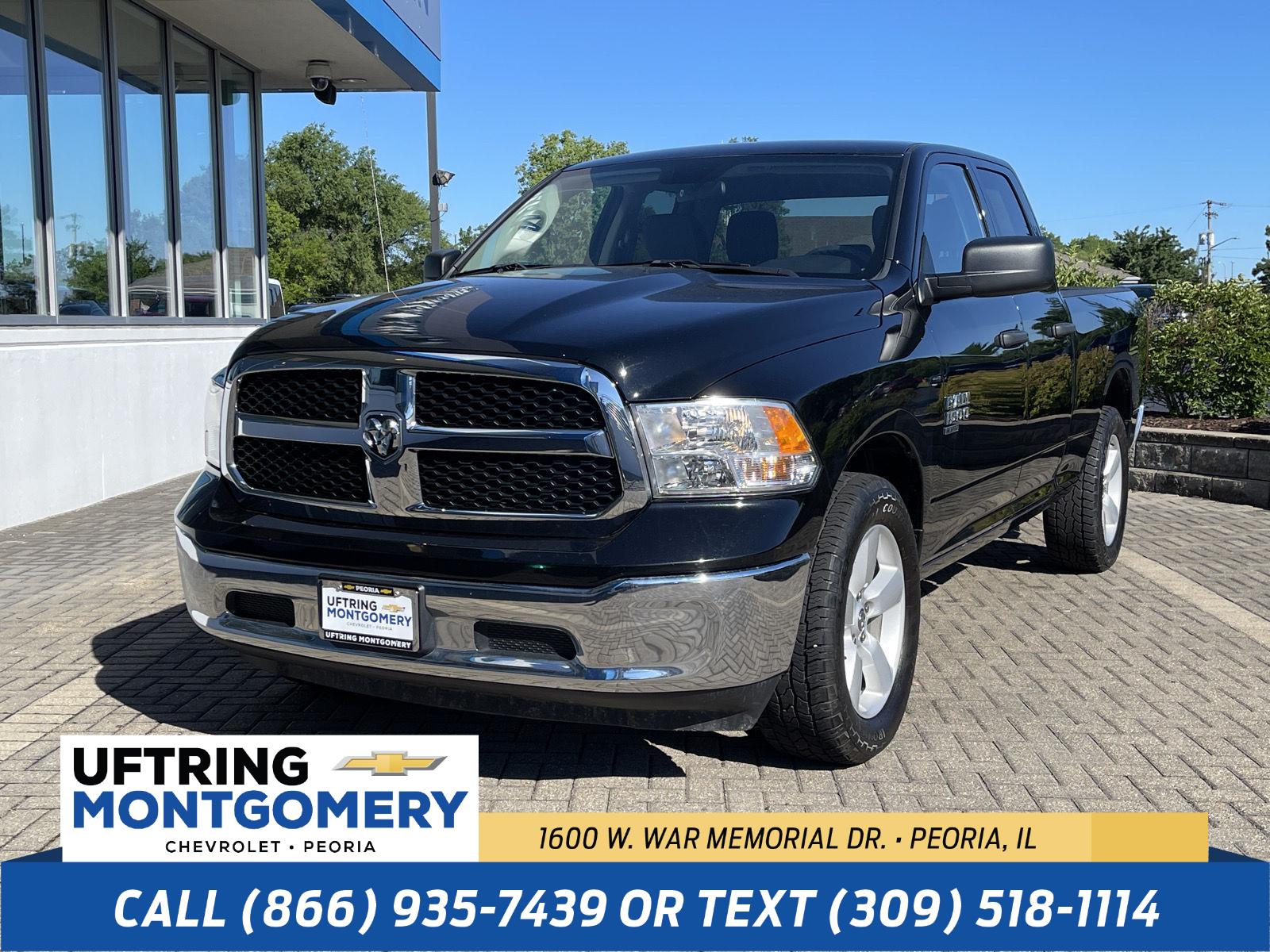 Diamond Black Crystal Pearlcoat 2024 RAM 1500 Pickup Truck Four-Wheel Drive 8-Speed Automatic