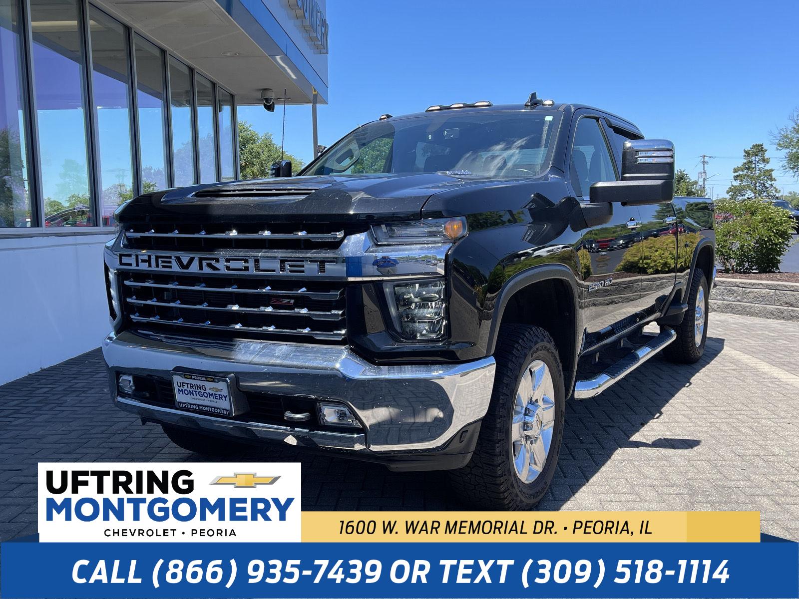 Black 2022 Chevrolet Silverado 2500HD Pickup Truck Four-Wheel Drive Automatic
