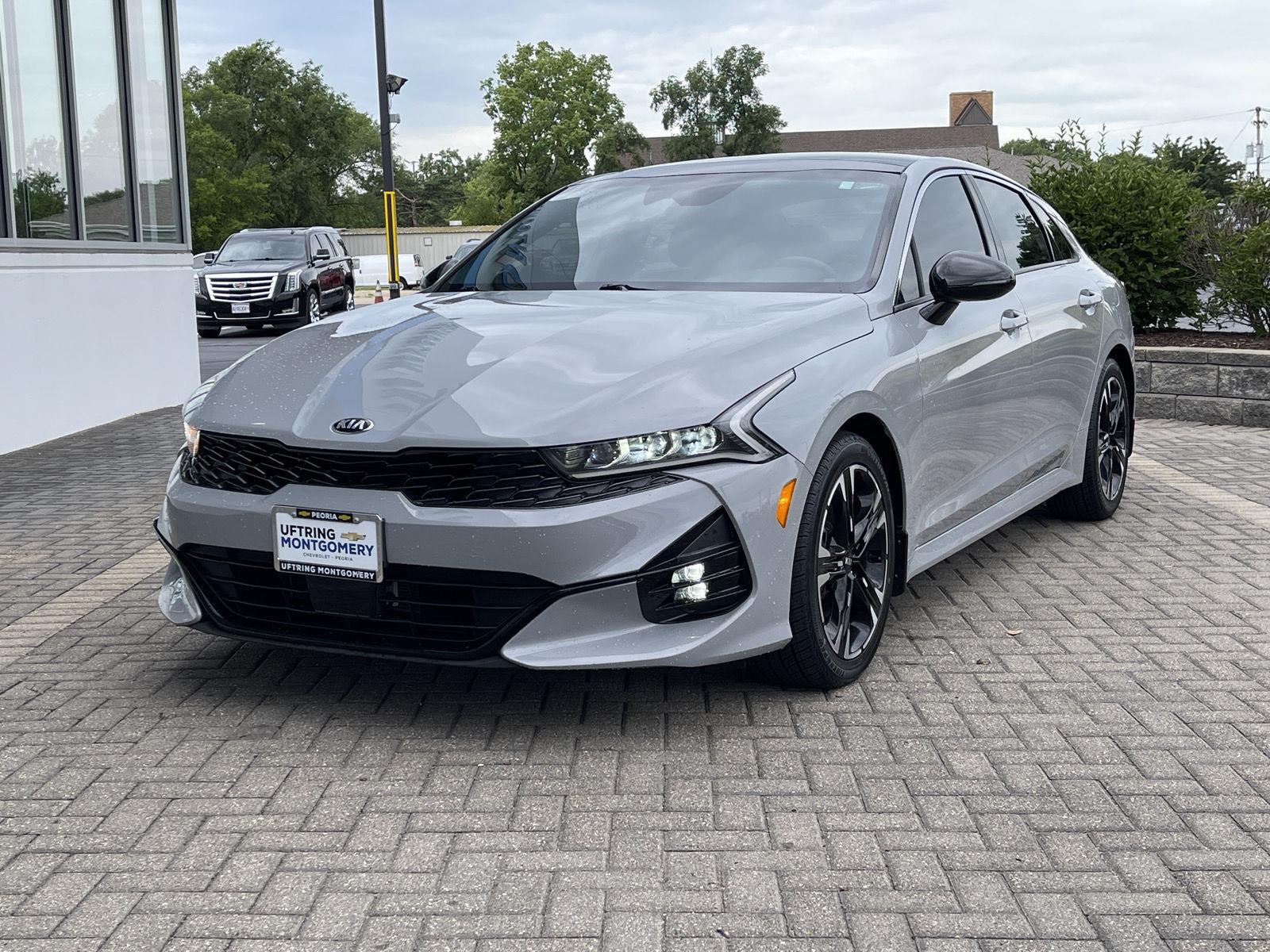 Wolf Gray 2021 Kia K5 Sedan Front-Wheel Drive 8-Speed Automatic