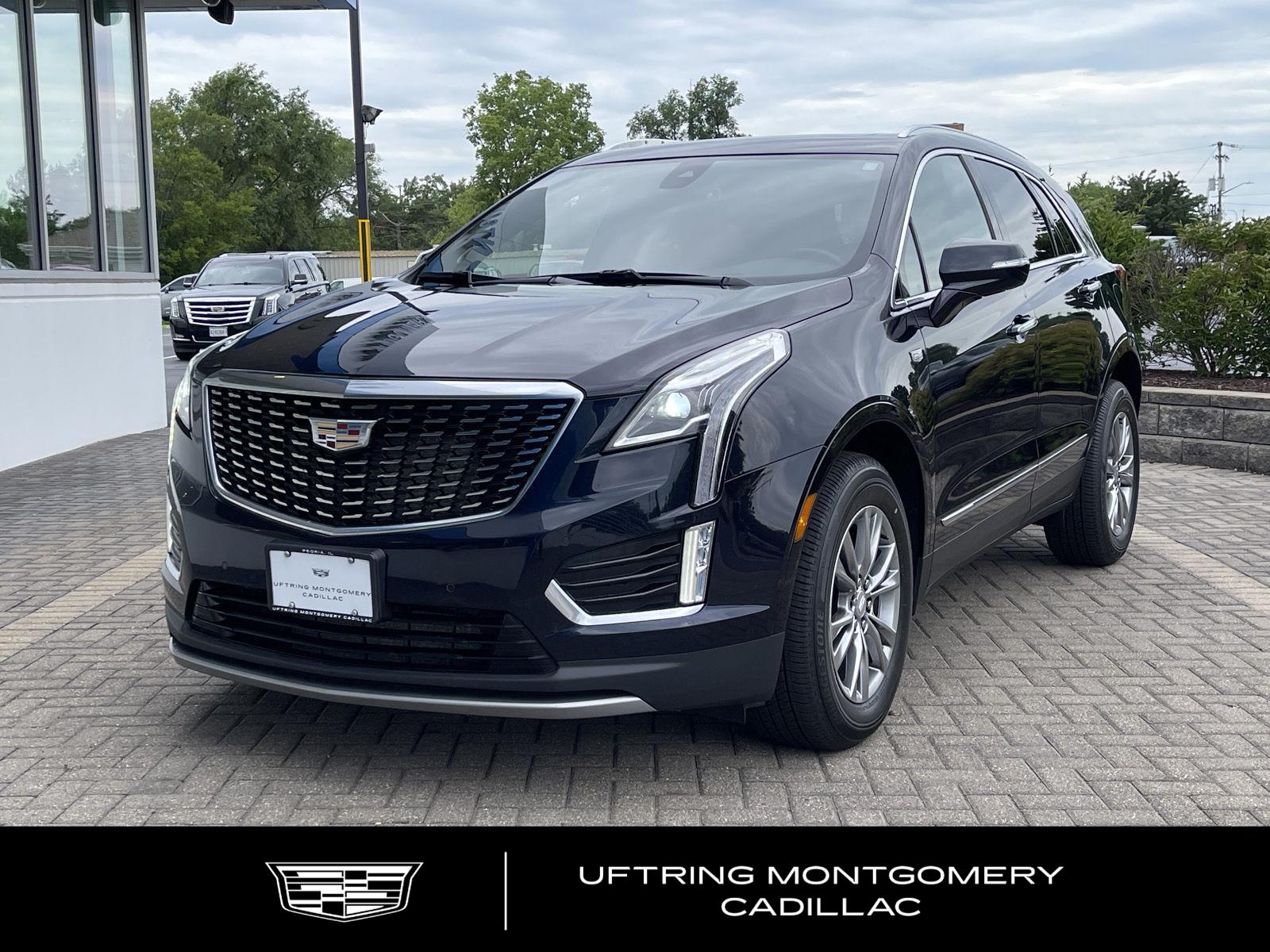 Dark Moon Blue Metallic 2021 Cadillac XT5 SUV / Crossover Four-Wheel Drive 9-Speed Automatic