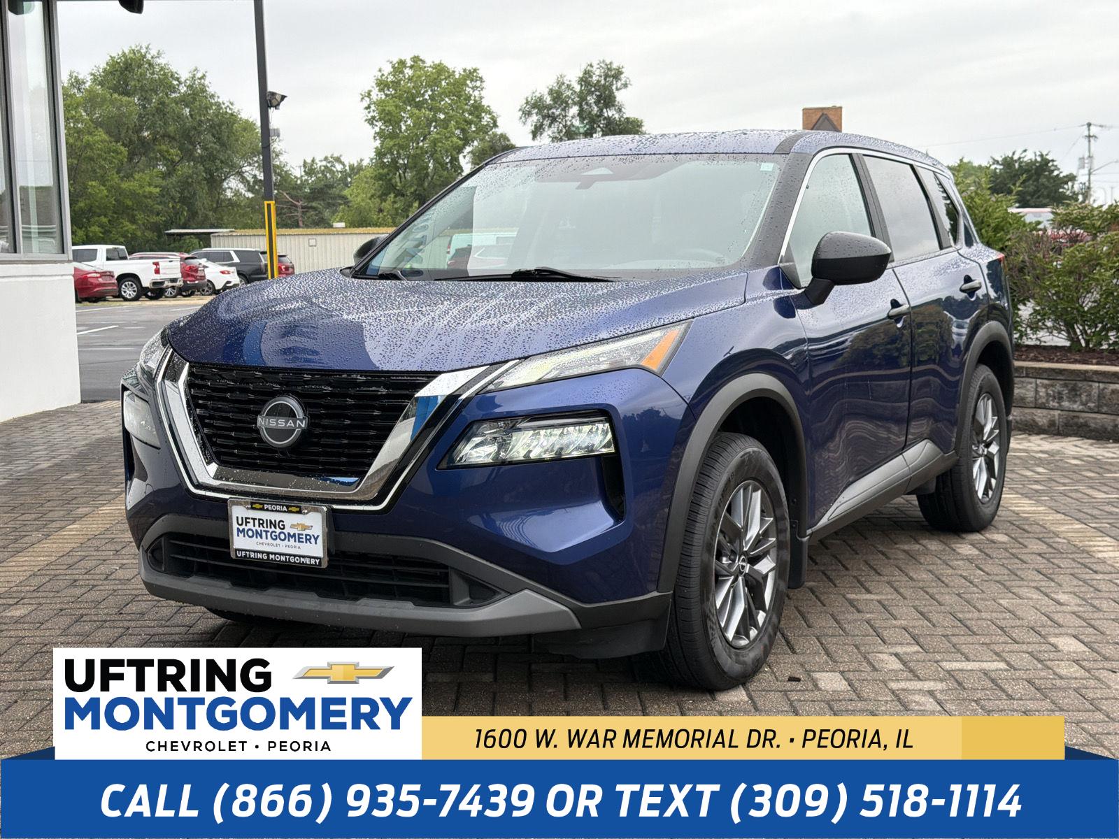 Caspian Blue Metallic 2023 Nissan Rogue SUV / Crossover All-Wheel Drive Continuously Variable Transmission
