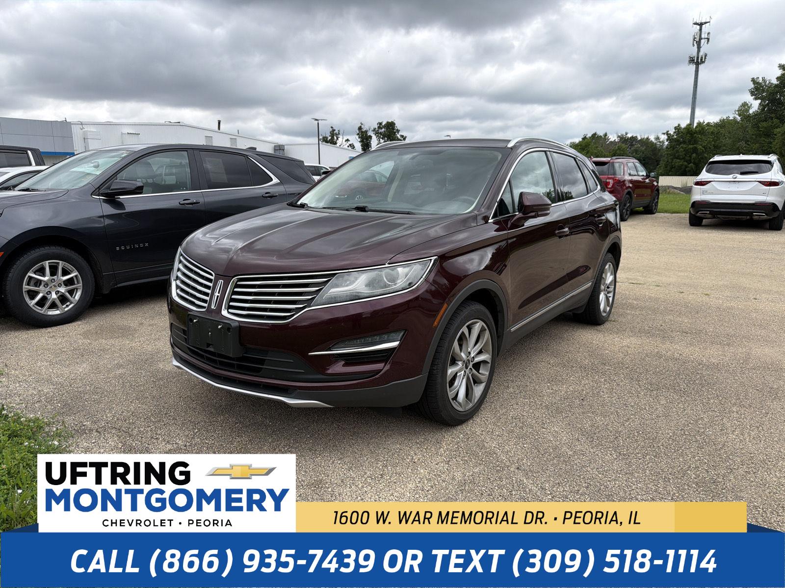 Red (Burgundy Velvet Metallic Tinted Clearcoat) 2016 Lincoln MKC SUV / Crossover All-Wheel Drive 6-Speed Automatic