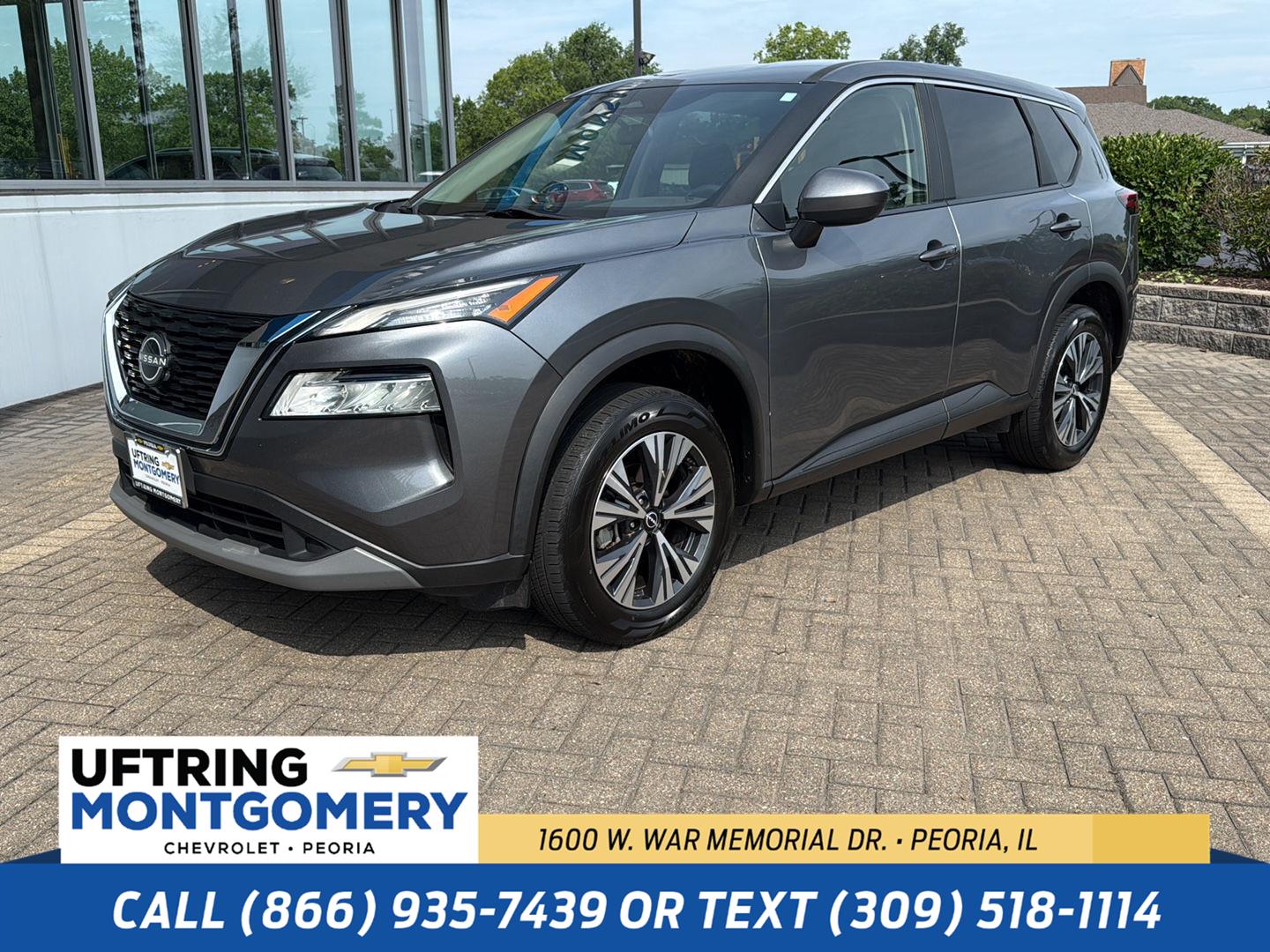 Gray (Gun Metallic) 2023 Nissan Rogue SUV / Crossover Front-Wheel Drive Continuously Variable Transmission