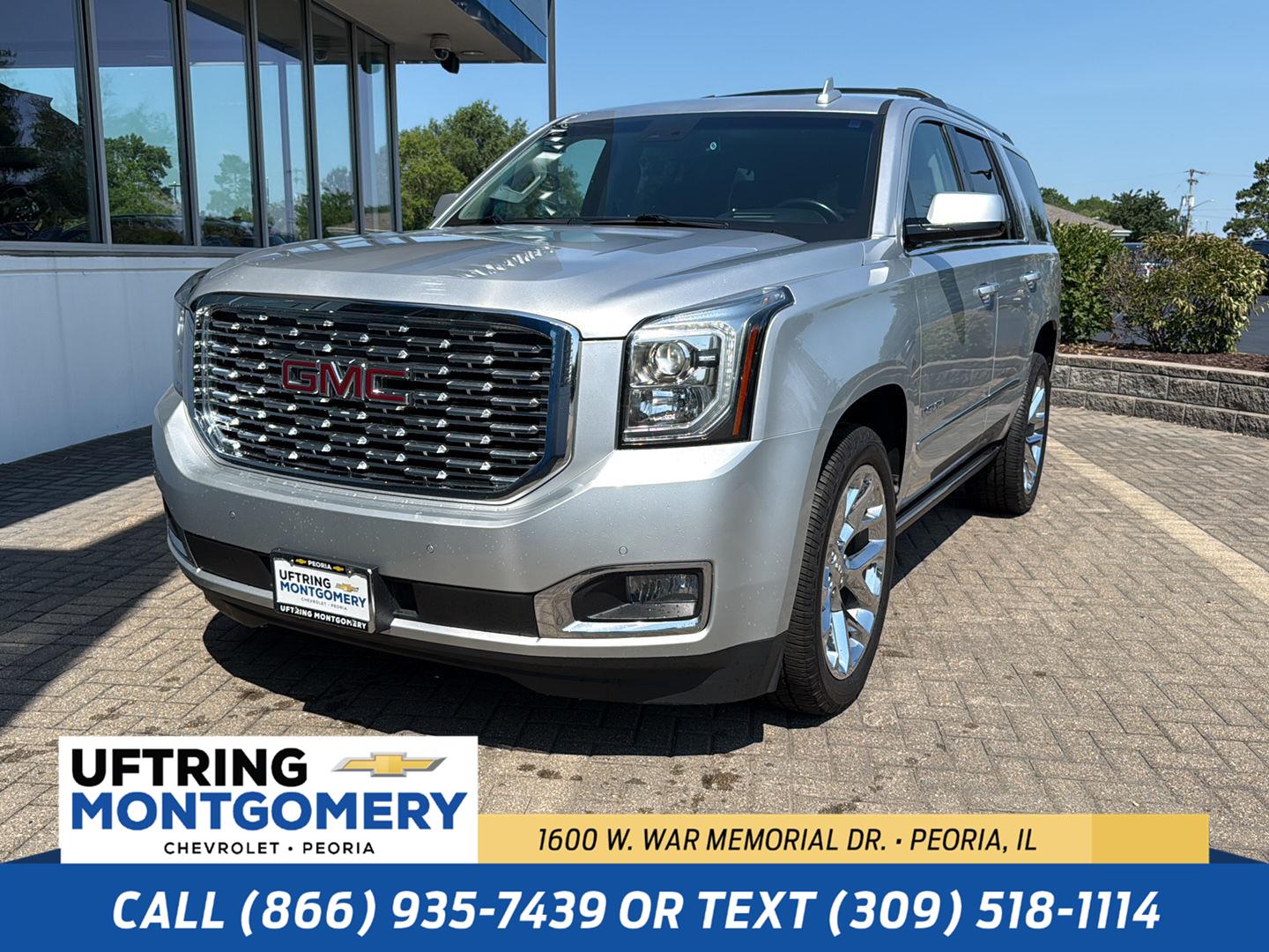 Quicksilver Metallic 2019 GMC Yukon SUV / Crossover Four-Wheel Drive Automatic