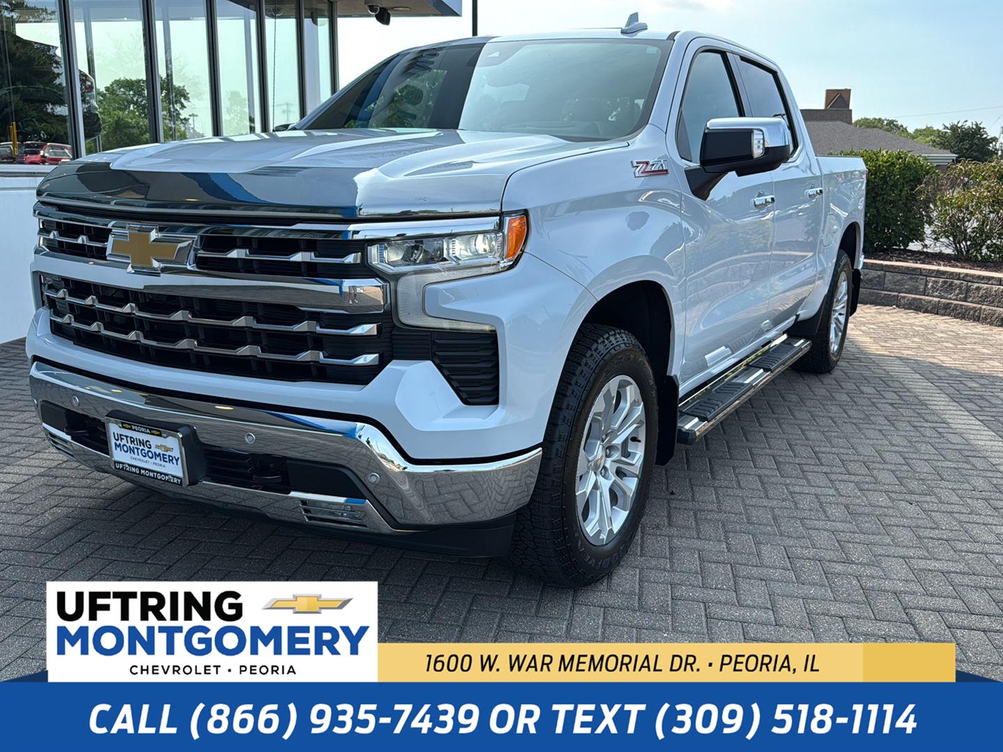 Polar White Tricoat 2026 Chevrolet Silverado 1500 Pickup Truck Four-Wheel Drive Automatic