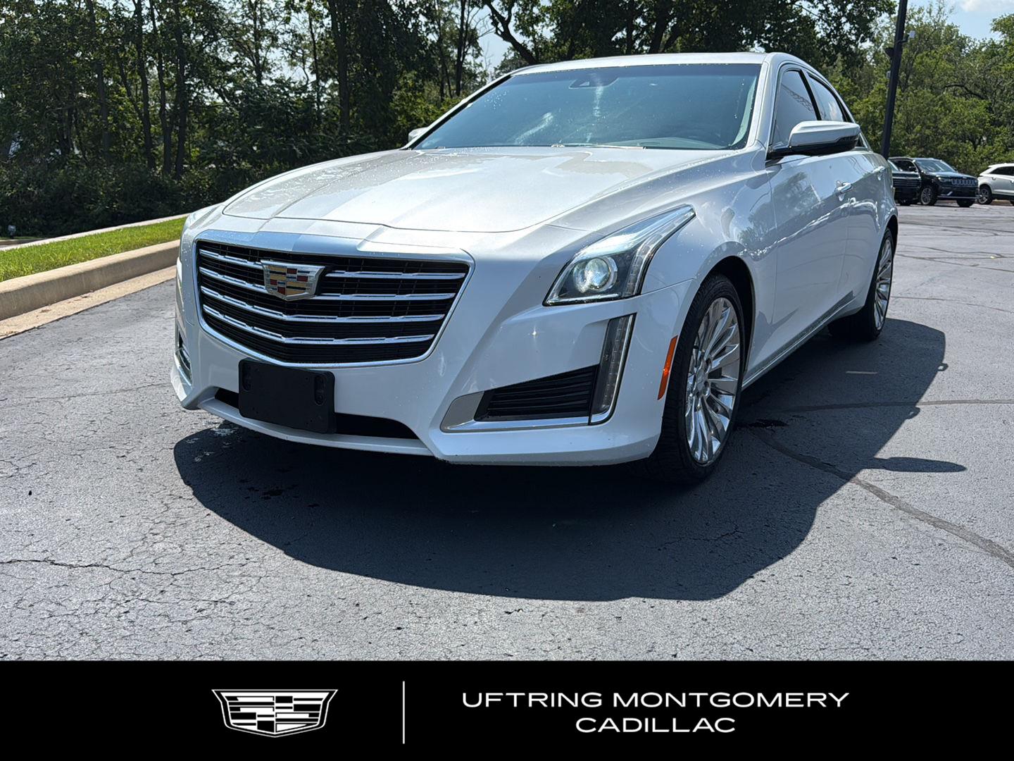 Crystal White Tricoat 2019 Cadillac CTS Sedan All-Wheel Drive 8-Speed Automatic