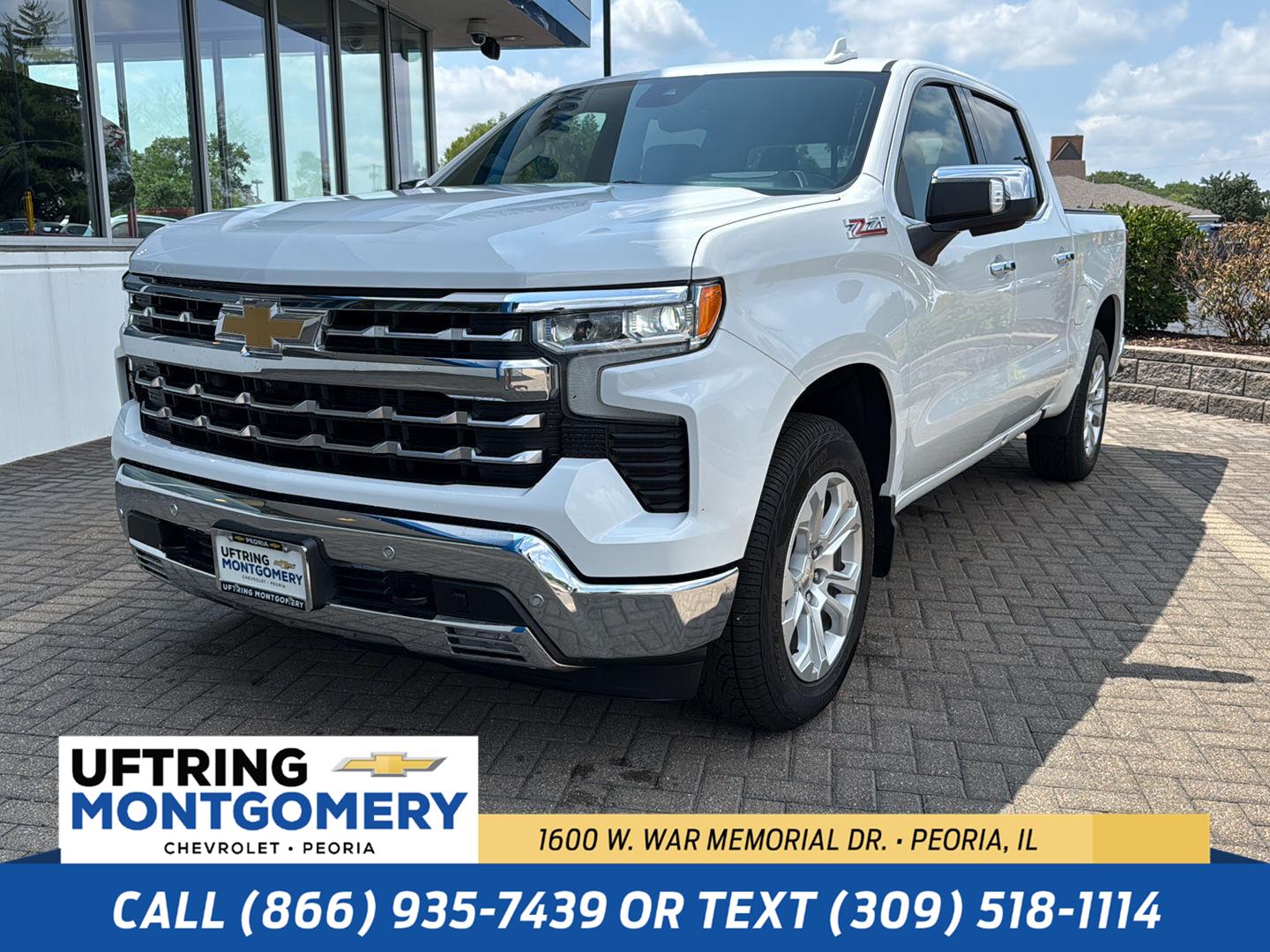 Summit White 2022 Chevrolet Silverado 1500 Pickup Truck Four-Wheel Drive Automatic