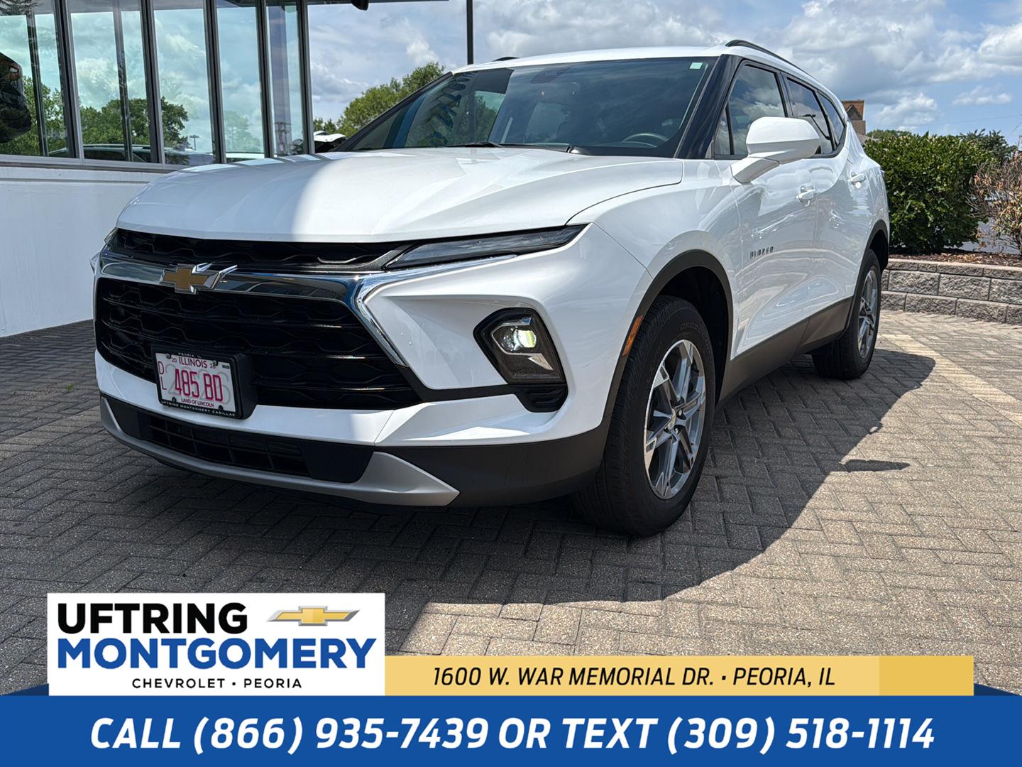 Summit White 2024 Chevrolet Blazer SUV / Crossover Front-Wheel Drive 9-Speed Automatic