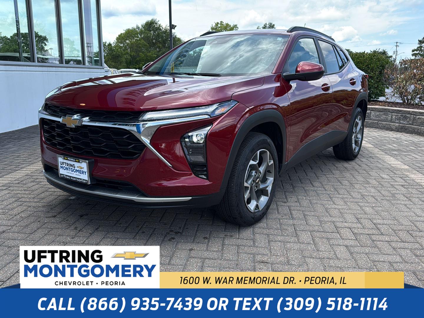 Red (Crimson Metallic) 2025 Chevrolet Trax SUV / Crossover Front-Wheel Drive 6-Speed Automatic