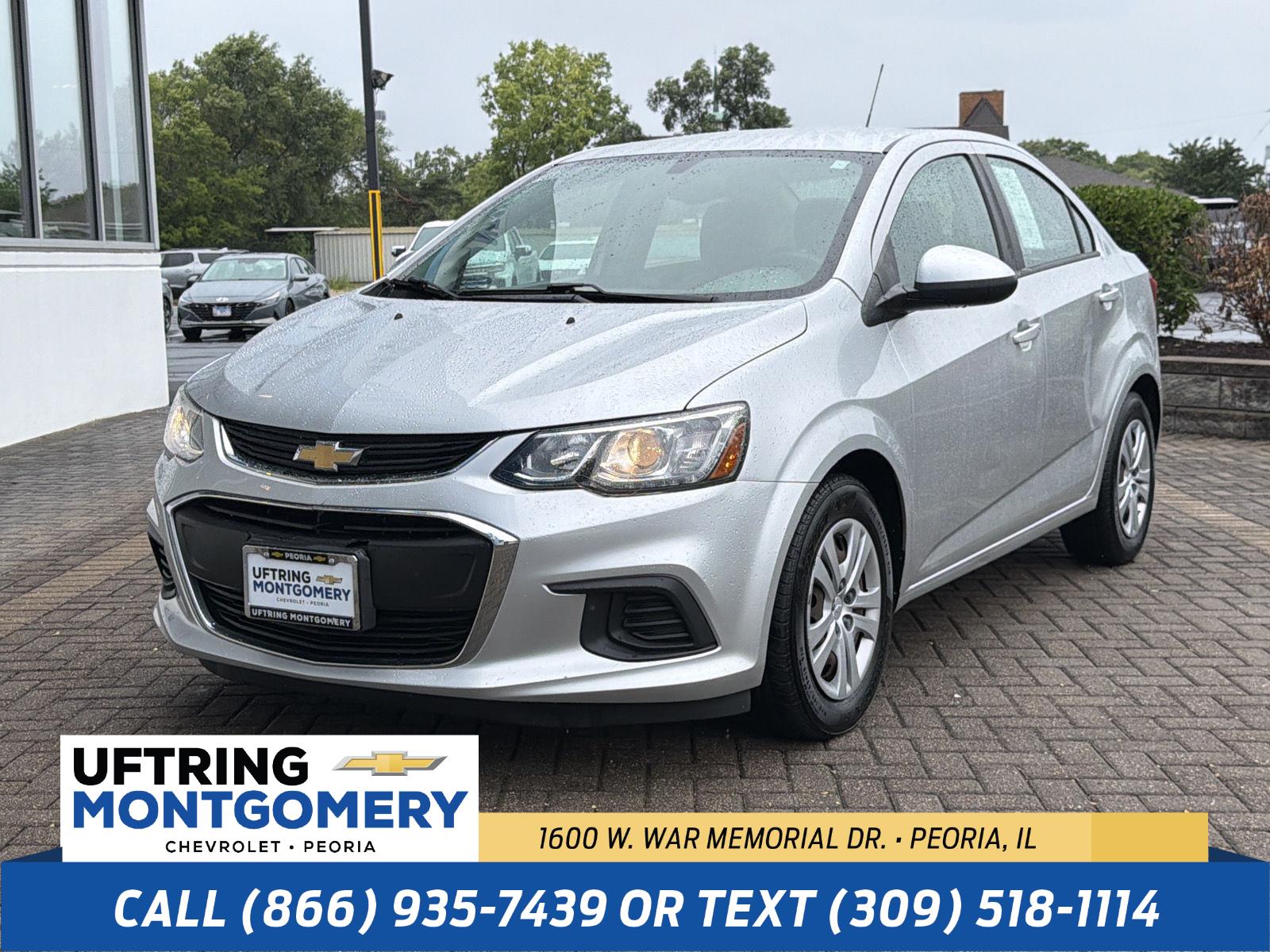 Silver Ice Metallic 2018 Chevrolet Sonic Sedan Front-Wheel Drive 6-Speed Automatic
