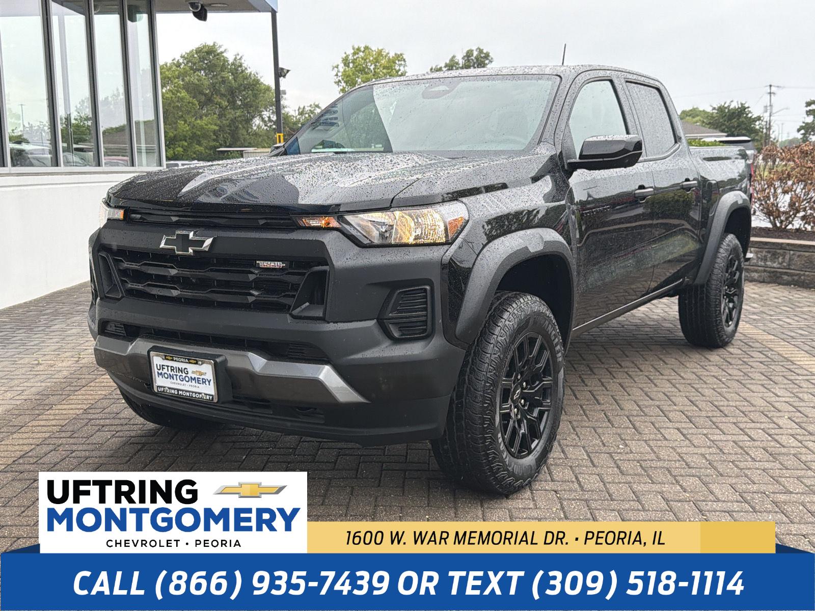 Black 2024 Chevrolet Colorado Pickup Truck Four-Wheel Drive 8-Speed Automatic