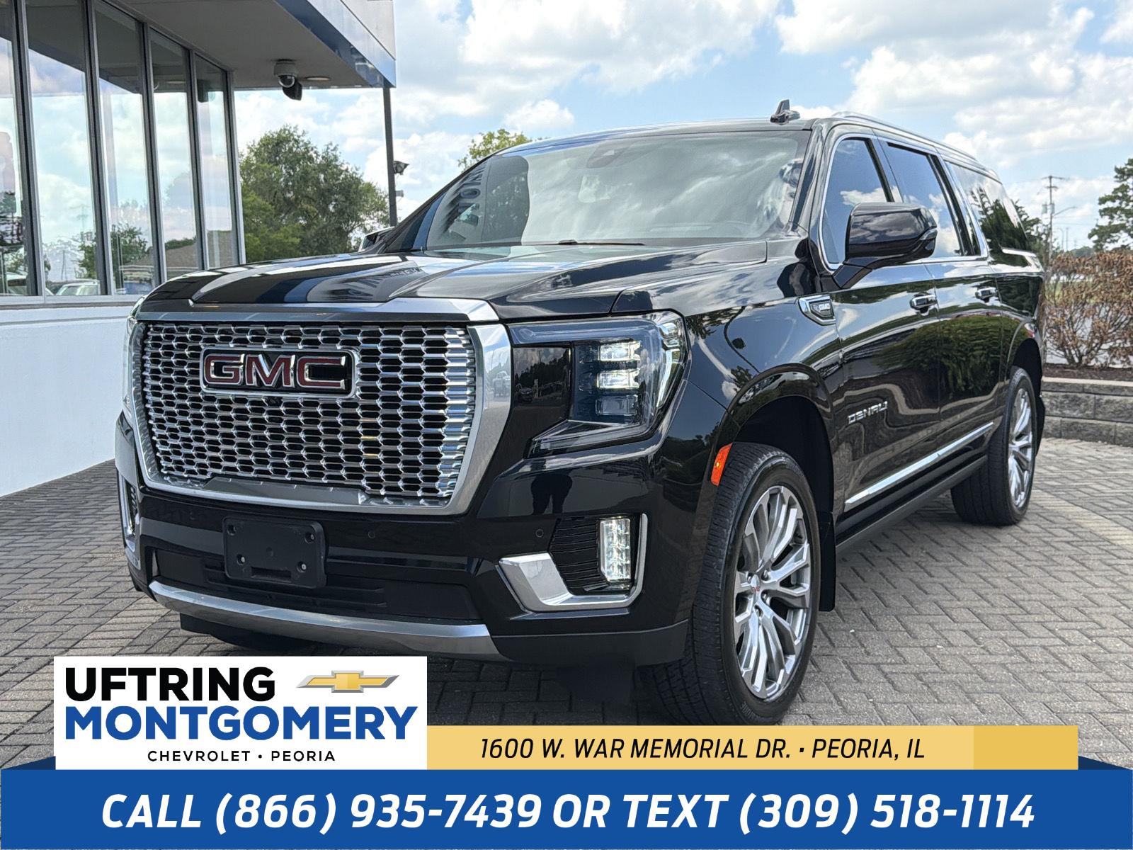 Onyx Black 2022 GMC Yukon XL SUV / Crossover Four-Wheel Drive Automatic