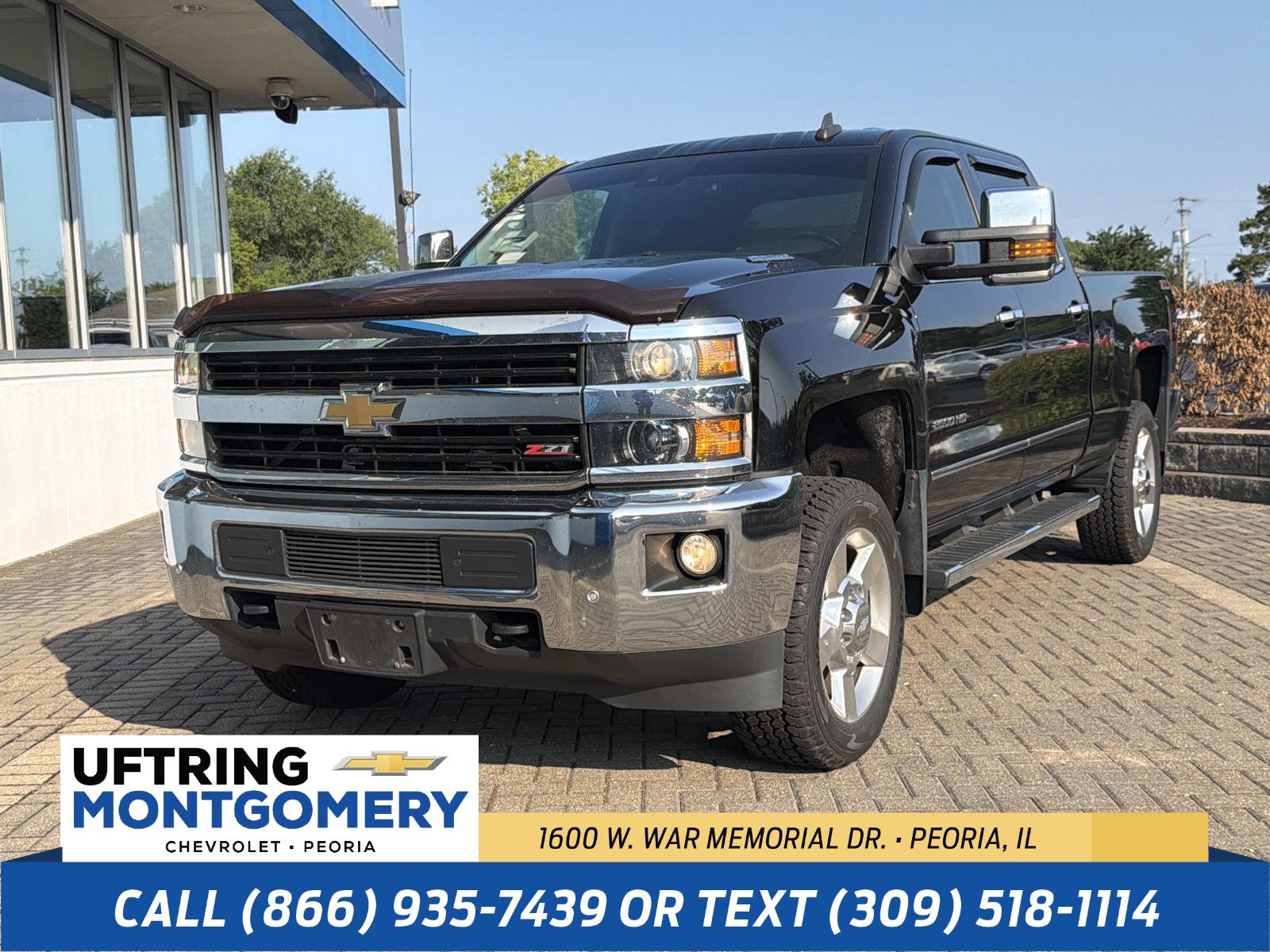 Black 2016 Chevrolet Silverado 2500HD Pickup Truck Four-Wheel Drive 6-Speed Automatic
