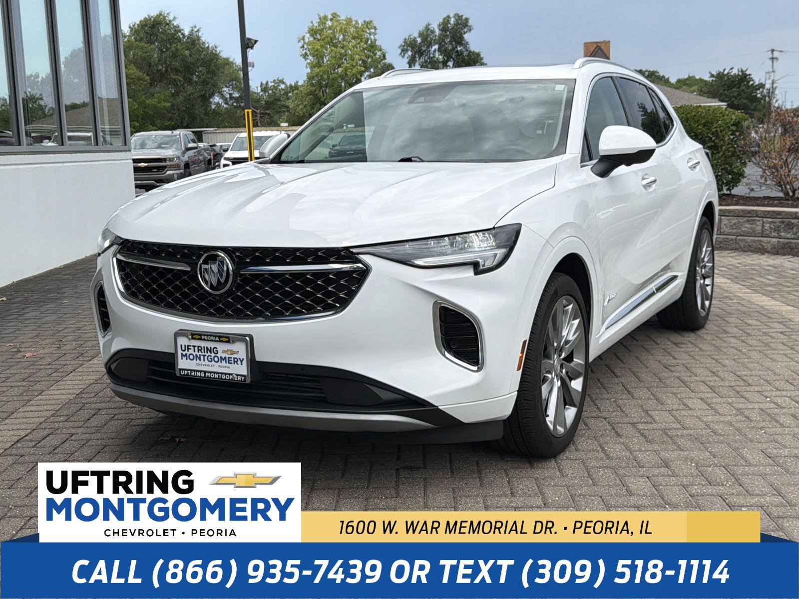 Summit White 2021 Buick Envision SUV / Crossover All-Wheel Drive 9-Speed Automatic