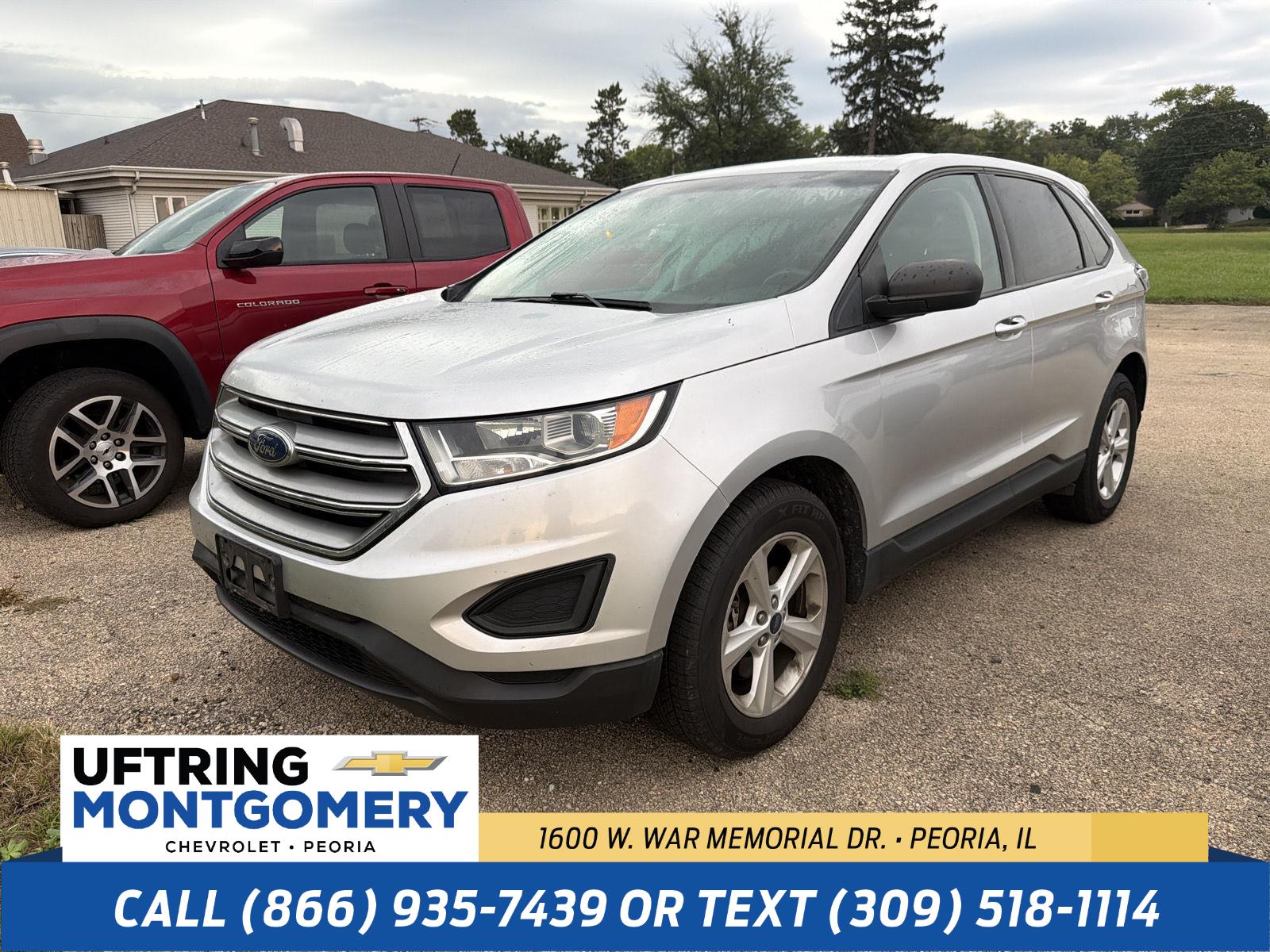 Ingot Silver Metallic 2018 Ford Edge SUV / Crossover All-Wheel Drive 6-Speed Automatic