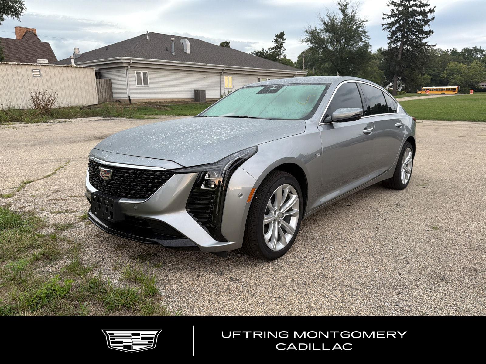 Argent Silver Metallic 2025 Cadillac CT5 Sedan All-Wheel Drive Automatic