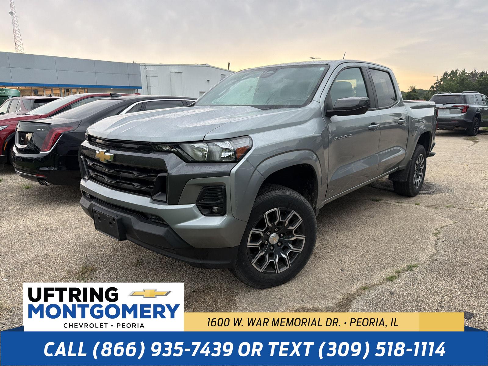 Sterling Gray Metallic 2023 Chevrolet Colorado Pickup Truck Four-Wheel Drive 8-Speed Automatic