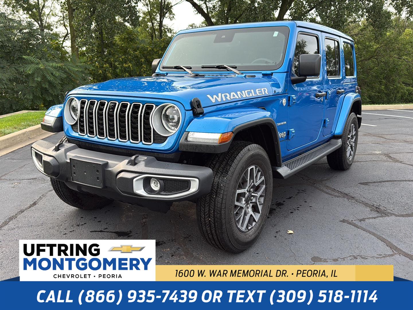 Hydro Blue Pearlcoat 2024 Jeep Wrangler SUV / Crossover Four-Wheel Drive 8-Speed Automatic