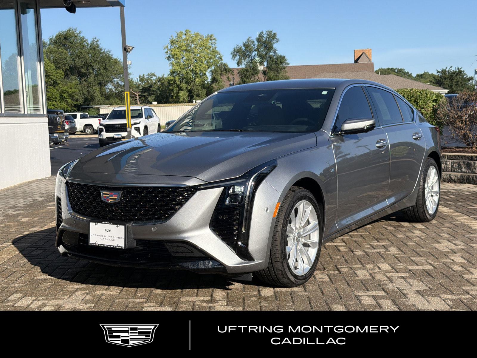 Argent Silver Metallic 2025 Cadillac CT5 Sedan All-Wheel Drive Automatic