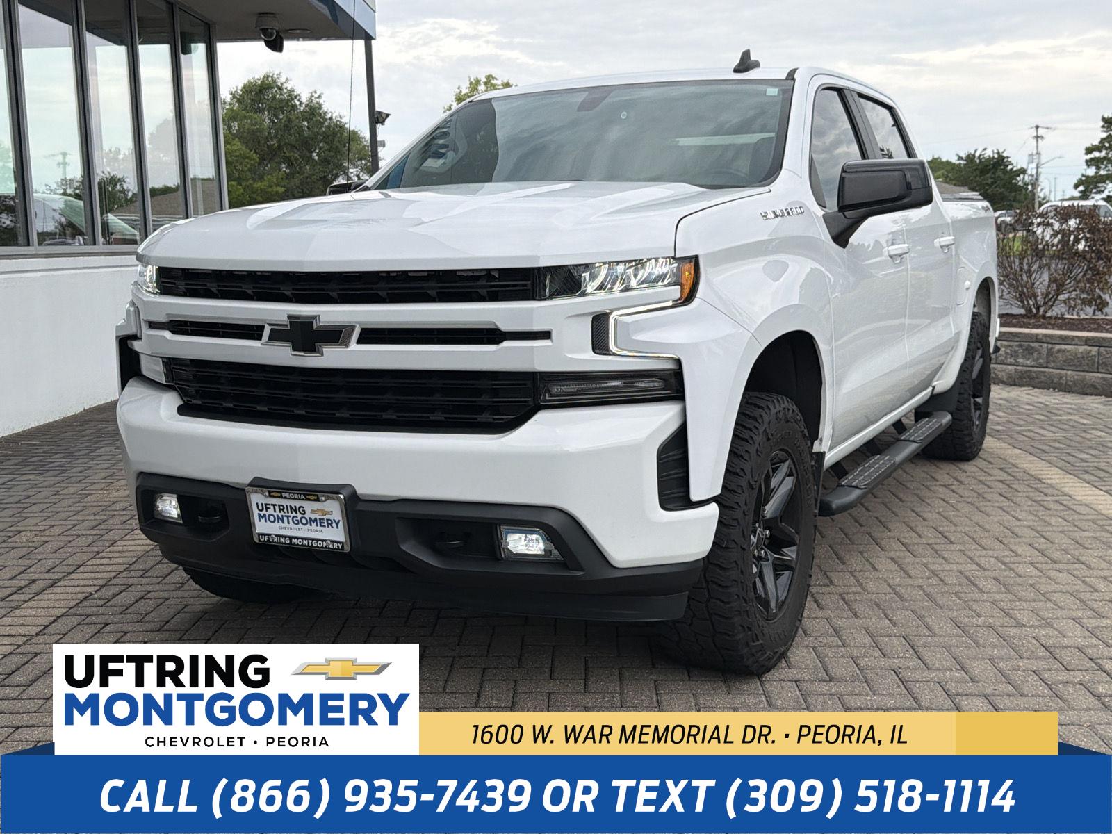 Summit White 2020 Chevrolet Silverado 1500 Pickup Truck Four-Wheel Drive 8-Speed Automatic