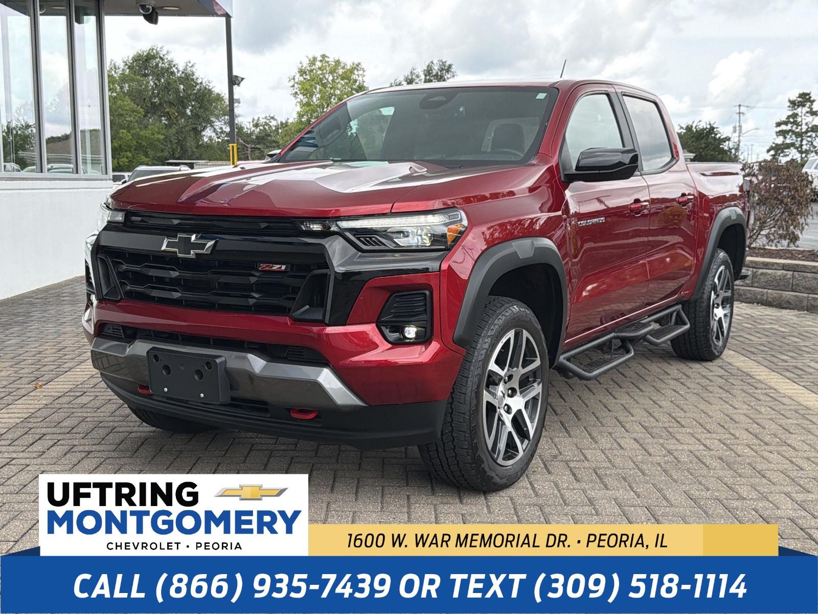 Radiant Red Tintcoat 2023 Chevrolet Colorado Pickup Truck Four-Wheel Drive 8-Speed Automatic