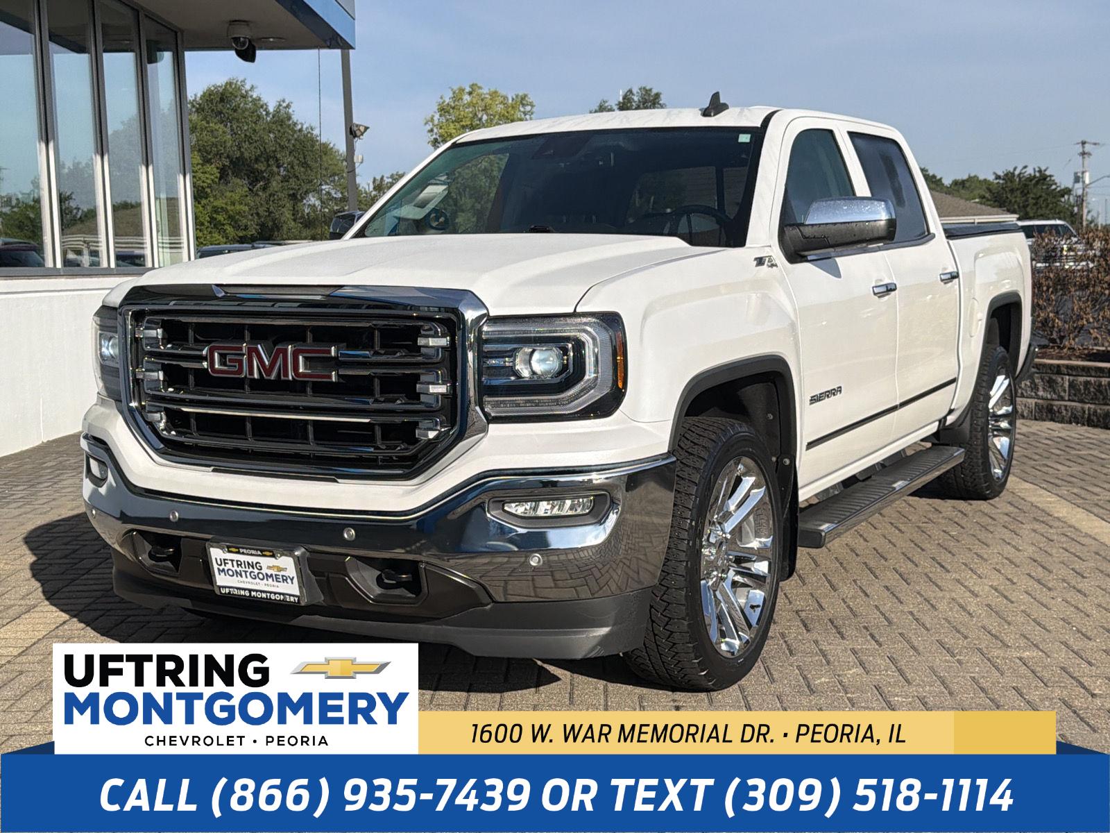 White Frost Tricoat 2018 GMC Sierra 1500 Pickup Truck Four-Wheel Drive 8-Speed Automatic