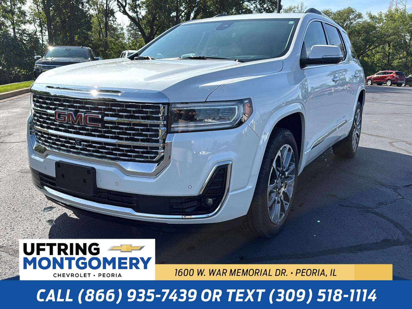 White Frost Tricoat 2020 GMC Acadia SUV / Crossover Four-Wheel Drive 9-Speed Automatic