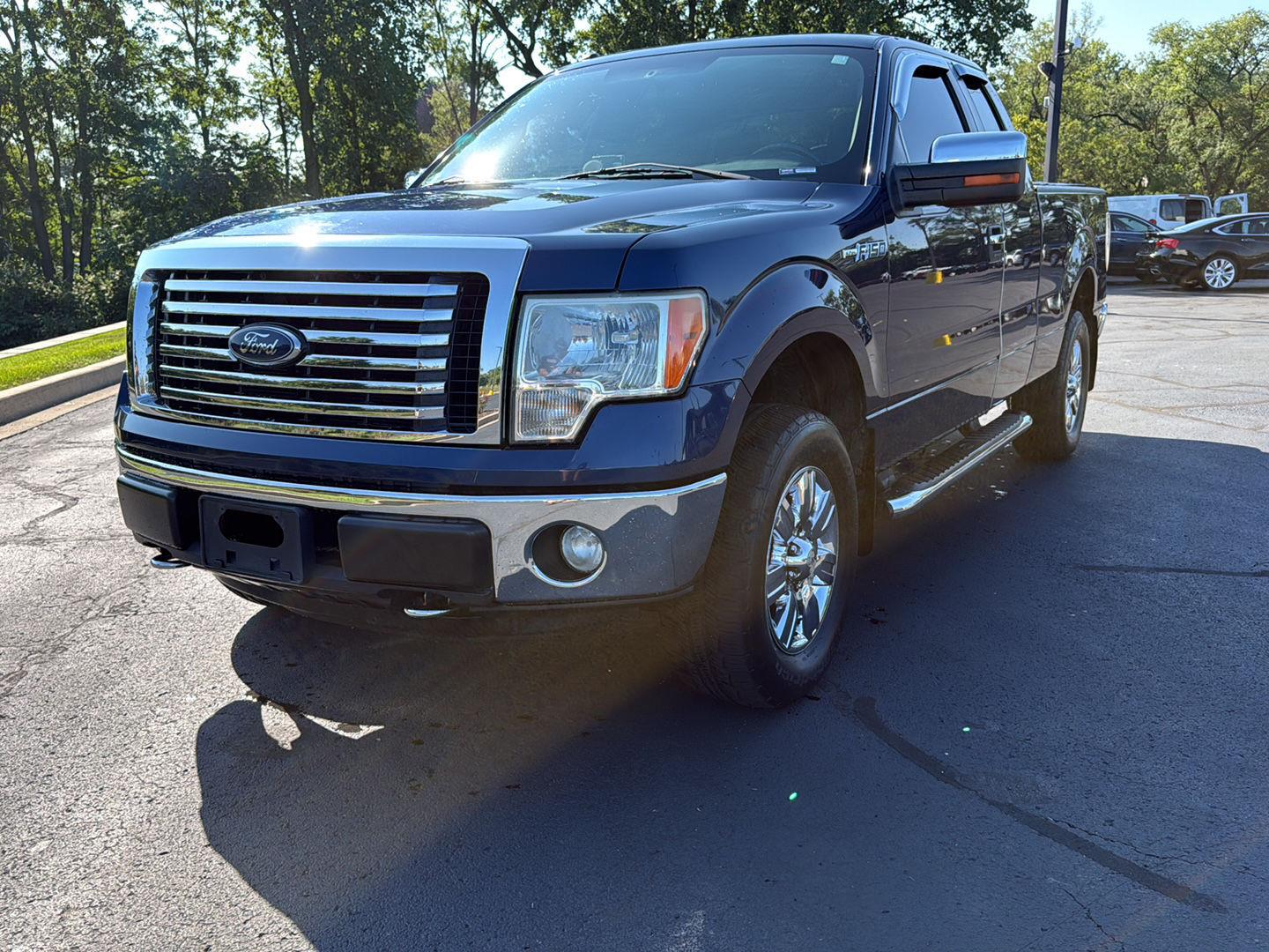 Dark Blue Pearl Metallic 2011 Ford F-150 Pickup Truck Four-Wheel Drive 6-Speed Automatic Overdrive