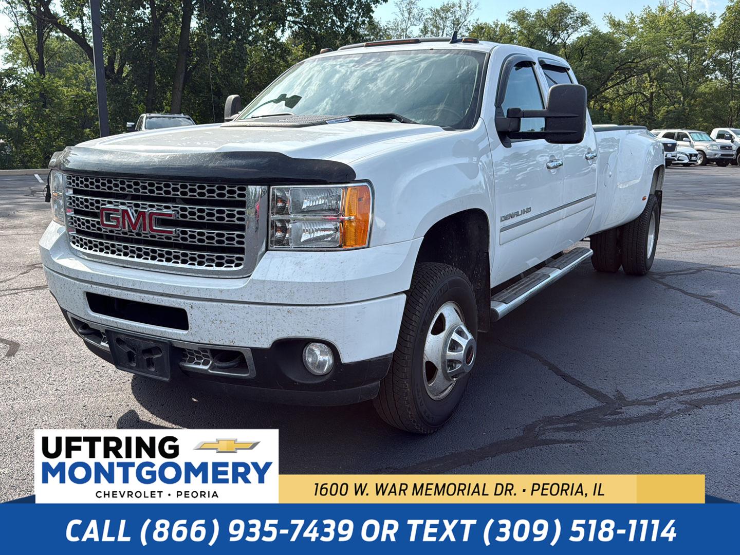 Summit White 2014 GMC Sierra 3500HD Pickup Truck Four-Wheel Drive 6-Speed Automatic
