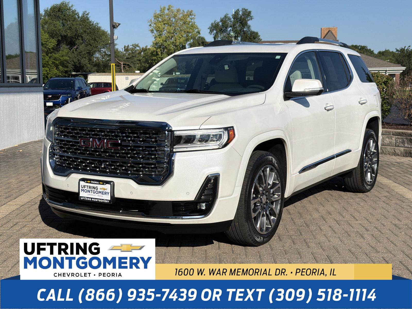 White Frost Tricoat 2020 GMC Acadia SUV / Crossover Four-Wheel Drive 9-Speed Automatic