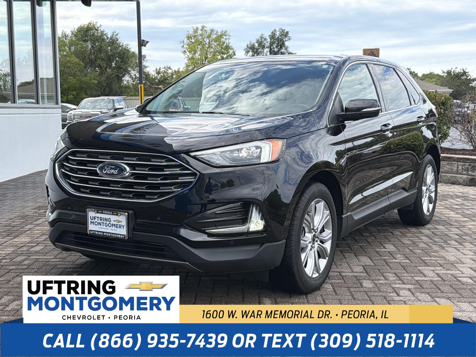 Agate Black Metallic 2024 Ford Edge SUV / Crossover All-Wheel Drive 8-Speed Automatic